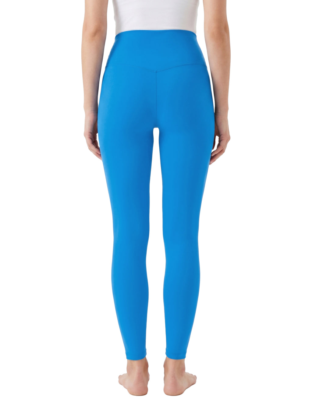 Women's Solid High Rise Leggings (Light)
