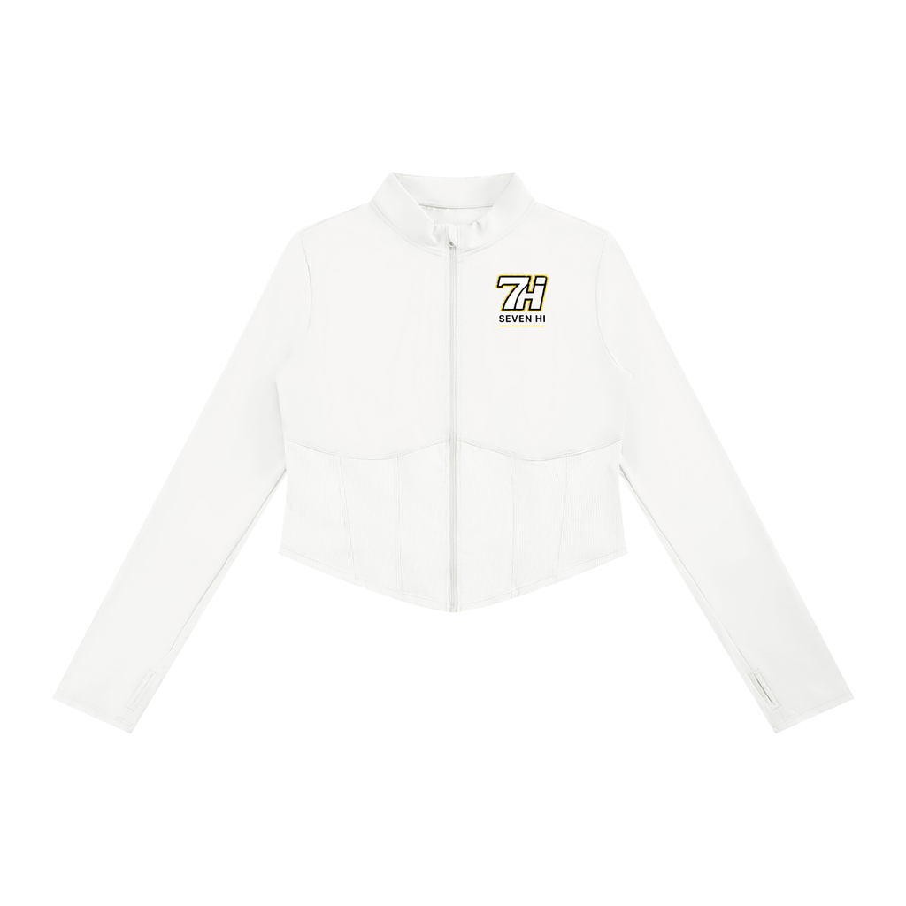 Women's Slim Fit Full-Zip Yoga Jacket (Light)