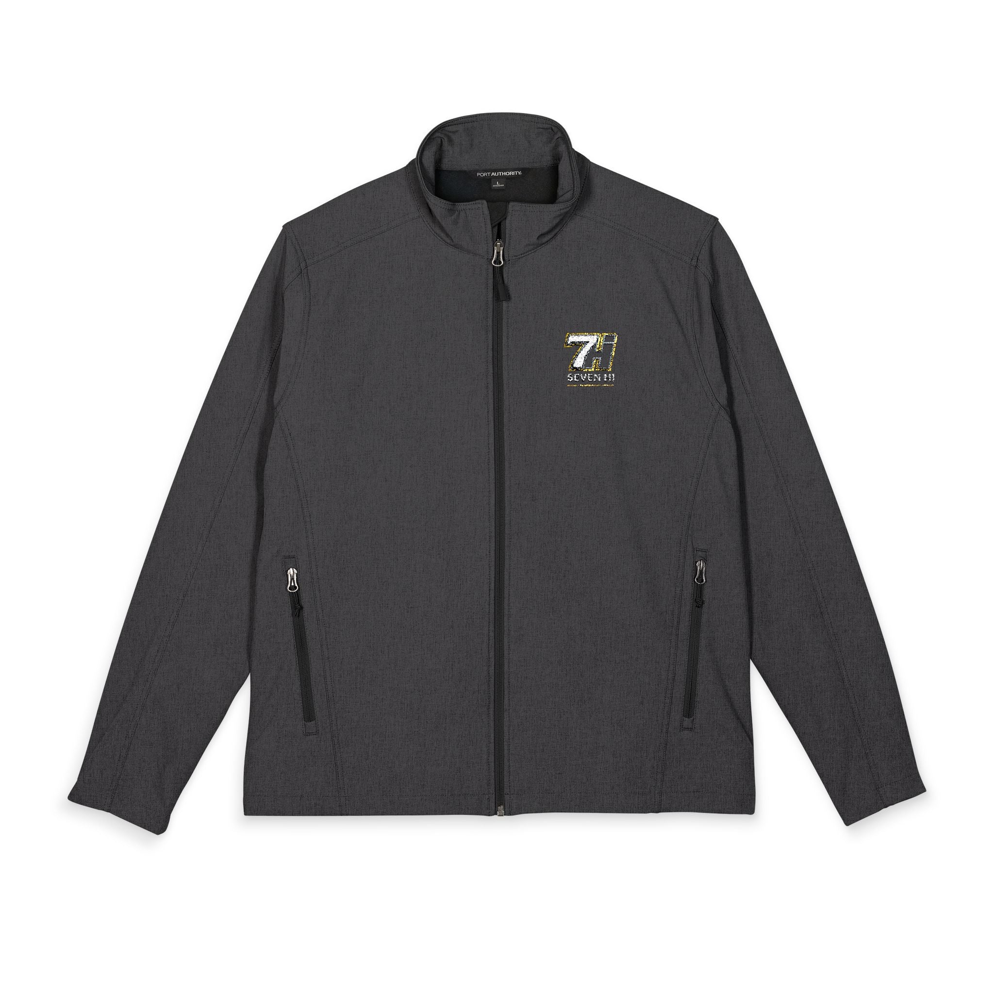 Embroidered Soft Shell Jacket (Dark)