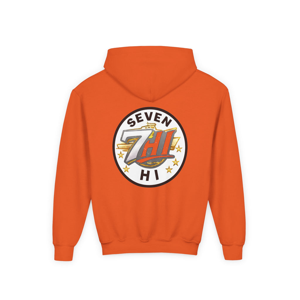 7Hi Logo Hoodie Youth graphic sweatshirt (Light)