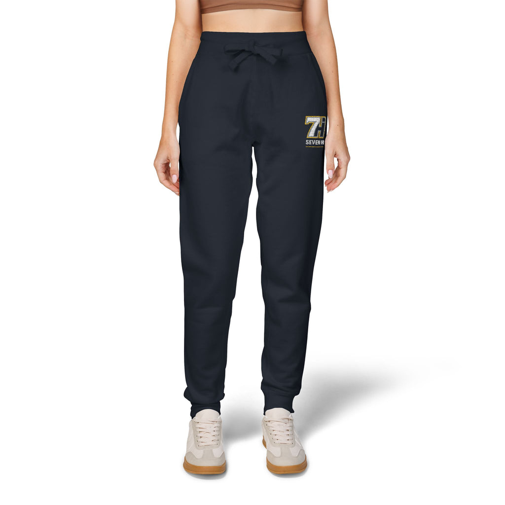 Unisex Fleece Sweatpants (Embroidery) (Dark)