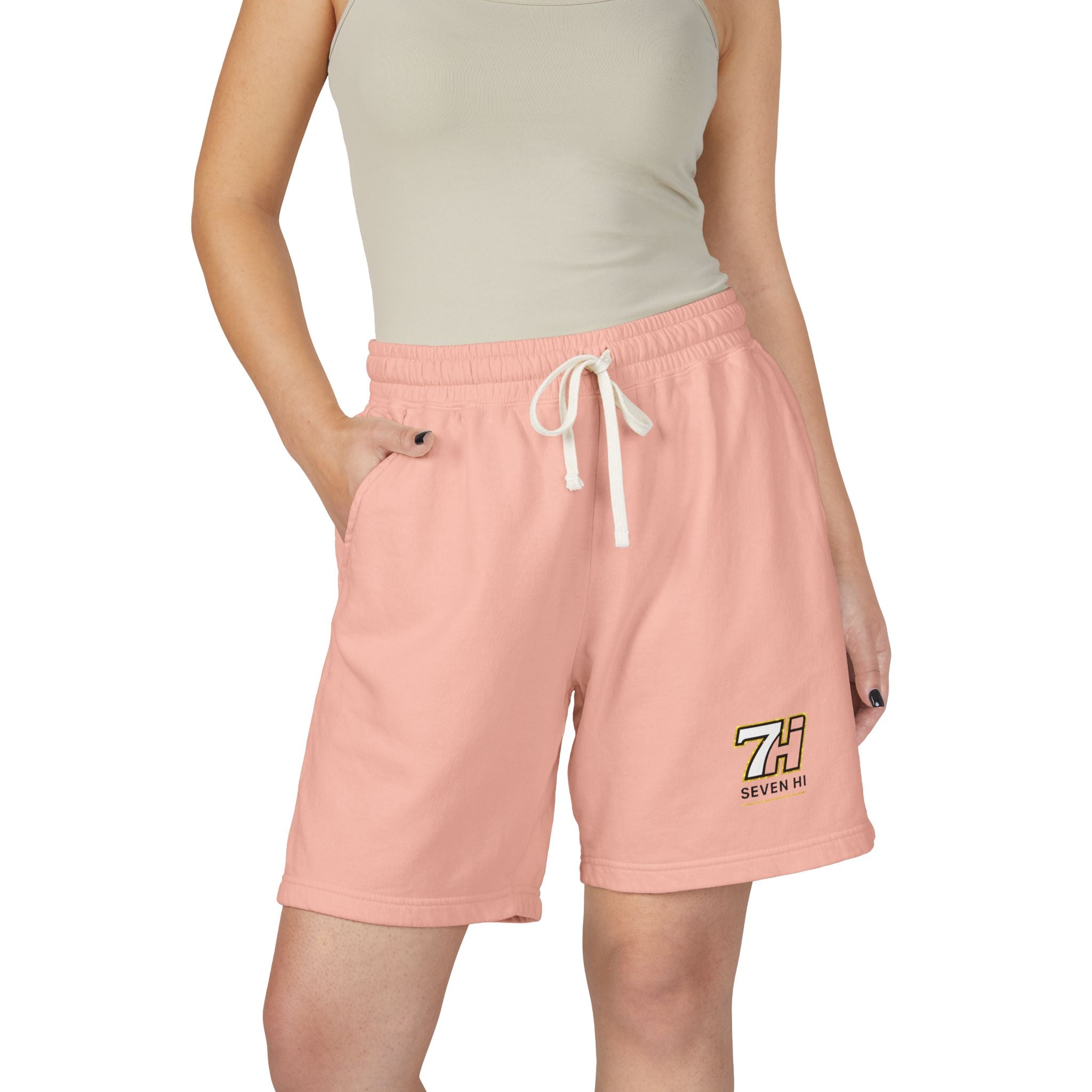 Unisex Garment-Dyed Lightweight Fleece Sweat Shorts