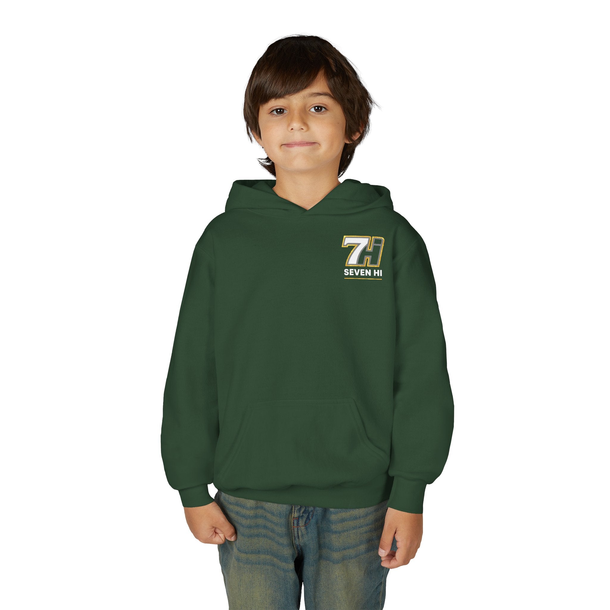 7Hi Logo Hoodie Youth graphic sweatshirt (Dark)