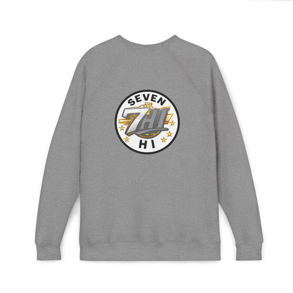 Unisex Sponge Fleece Raglan Sweatshirt (Light)
