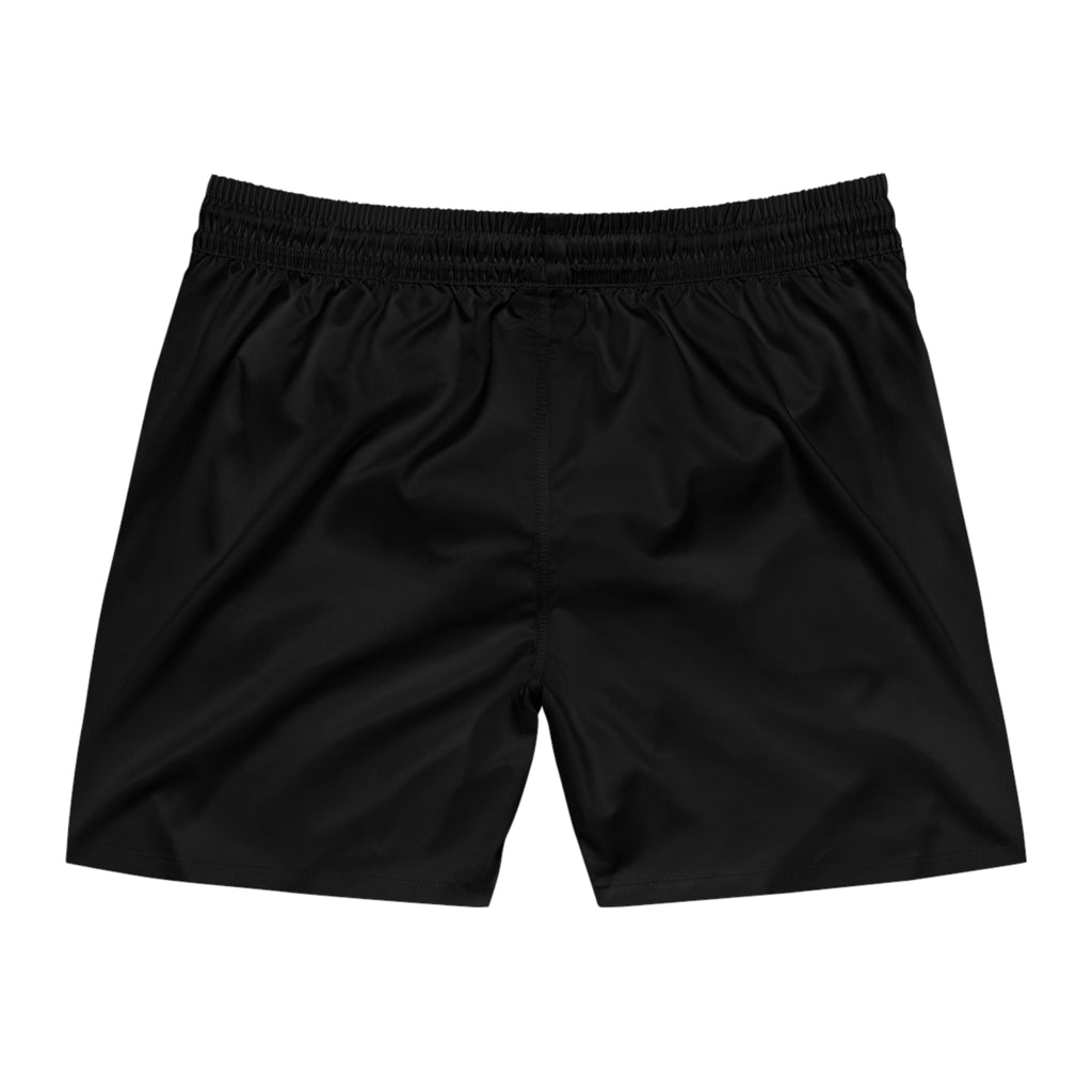 Men's Mid-Length Swim Shorts (Black)