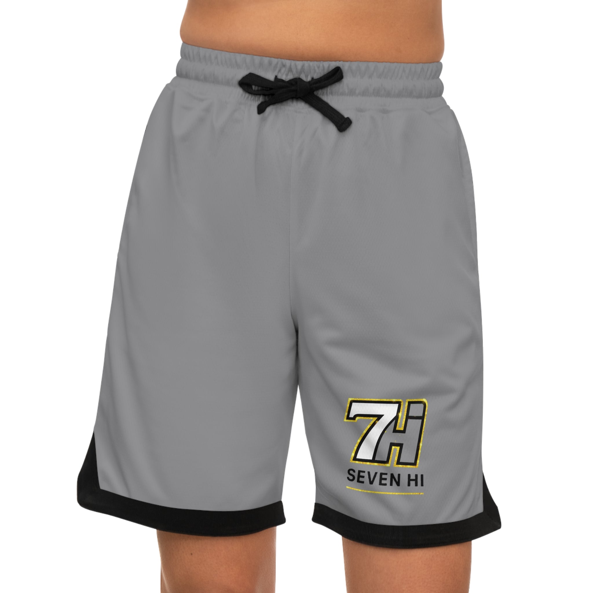 Basketball Rib Shorts (Grey)