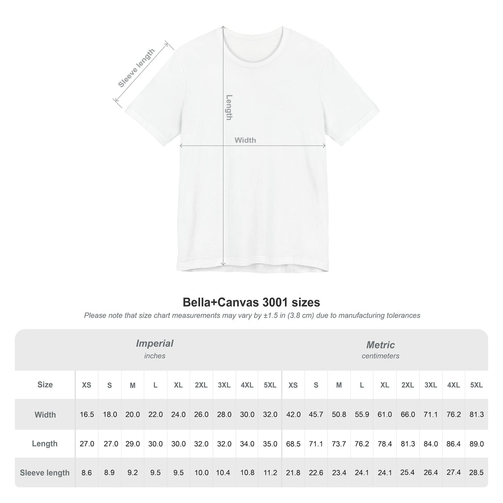 Unisex Jersey Short Sleeve Tee (Light)