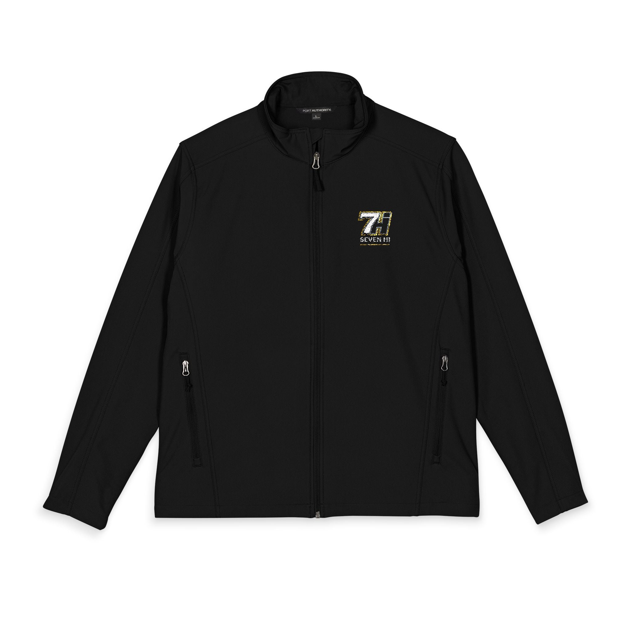 Embroidered Soft Shell Jacket (Dark)