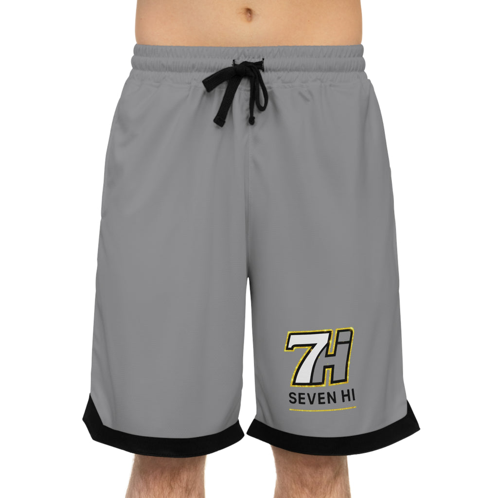 Basketball Rib Shorts (Grey)