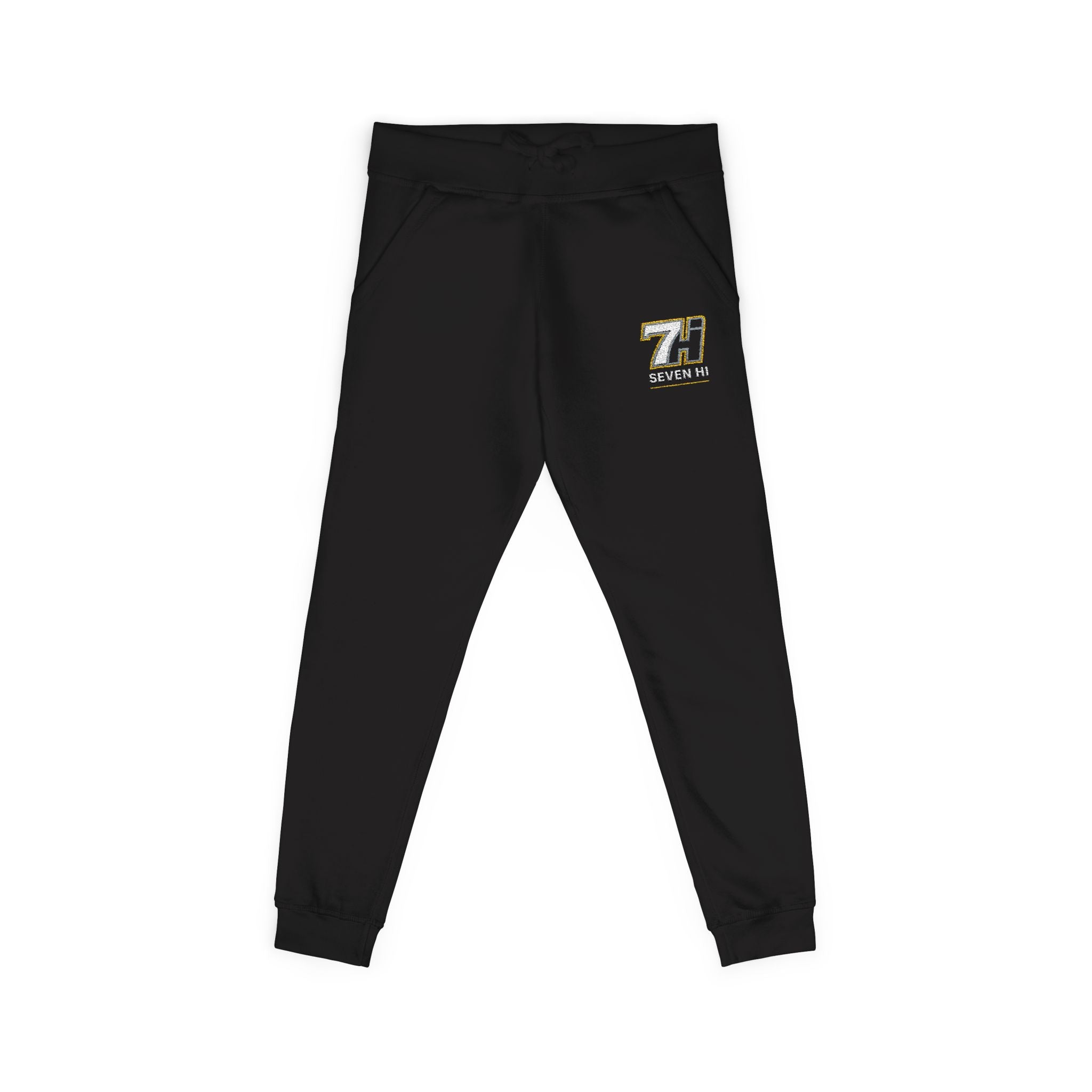 Unisex Fleece Sweatpants (Embroidery) (Dark)