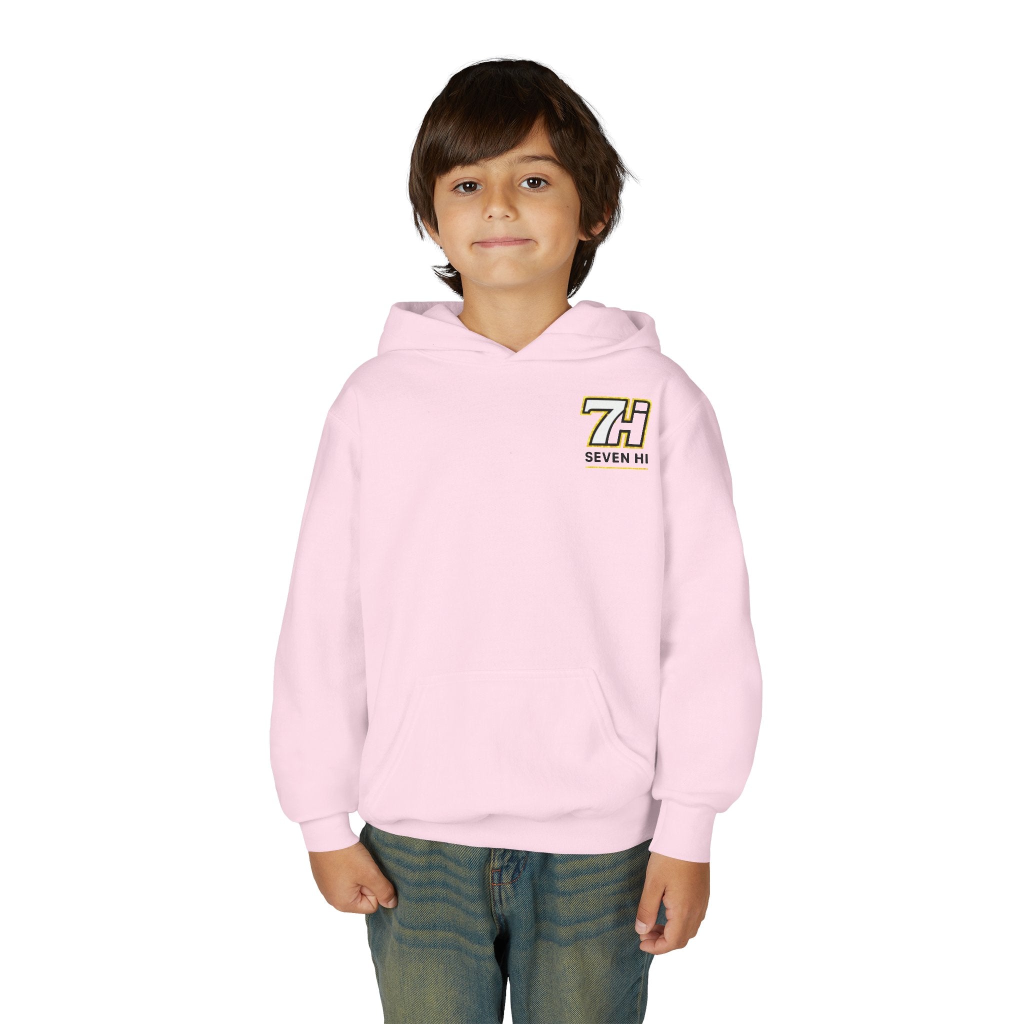 7Hi Logo Hoodie Youth graphic sweatshirt (Light)
