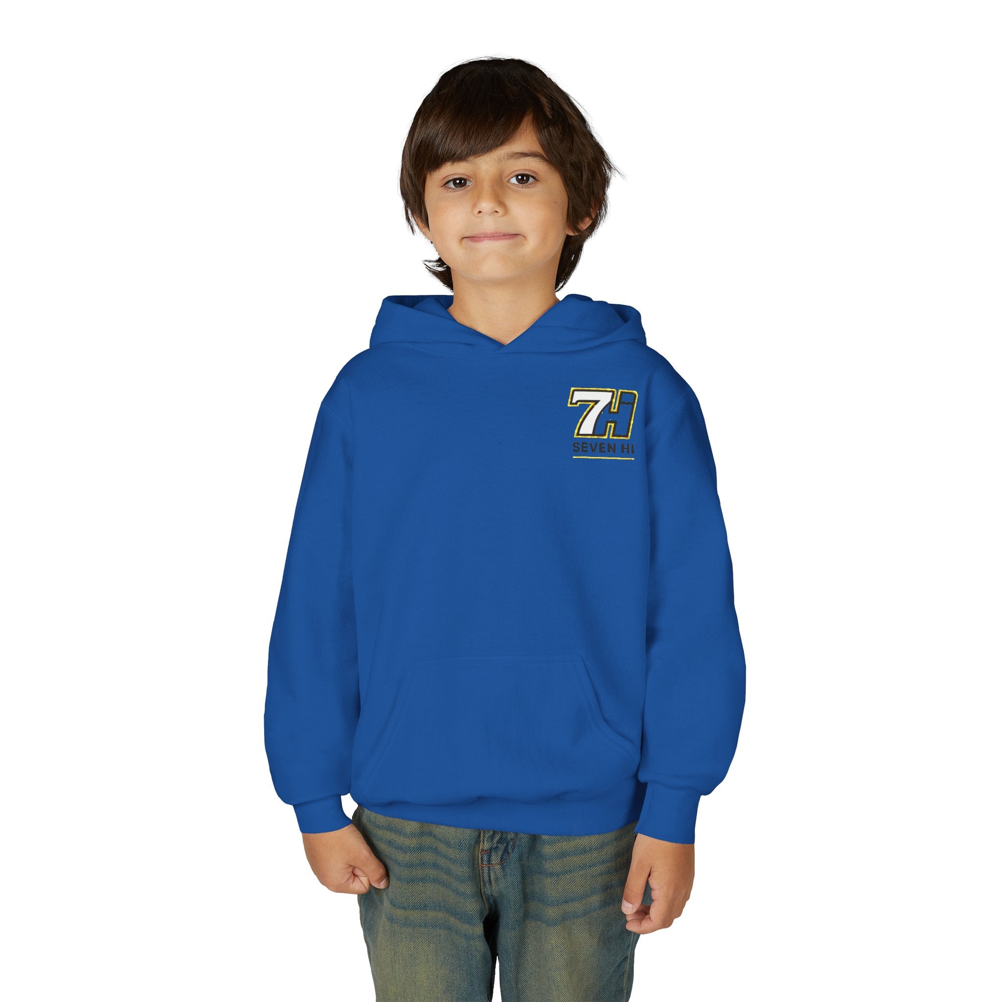 7Hi Logo Hoodie Youth graphic sweatshirt (Light)