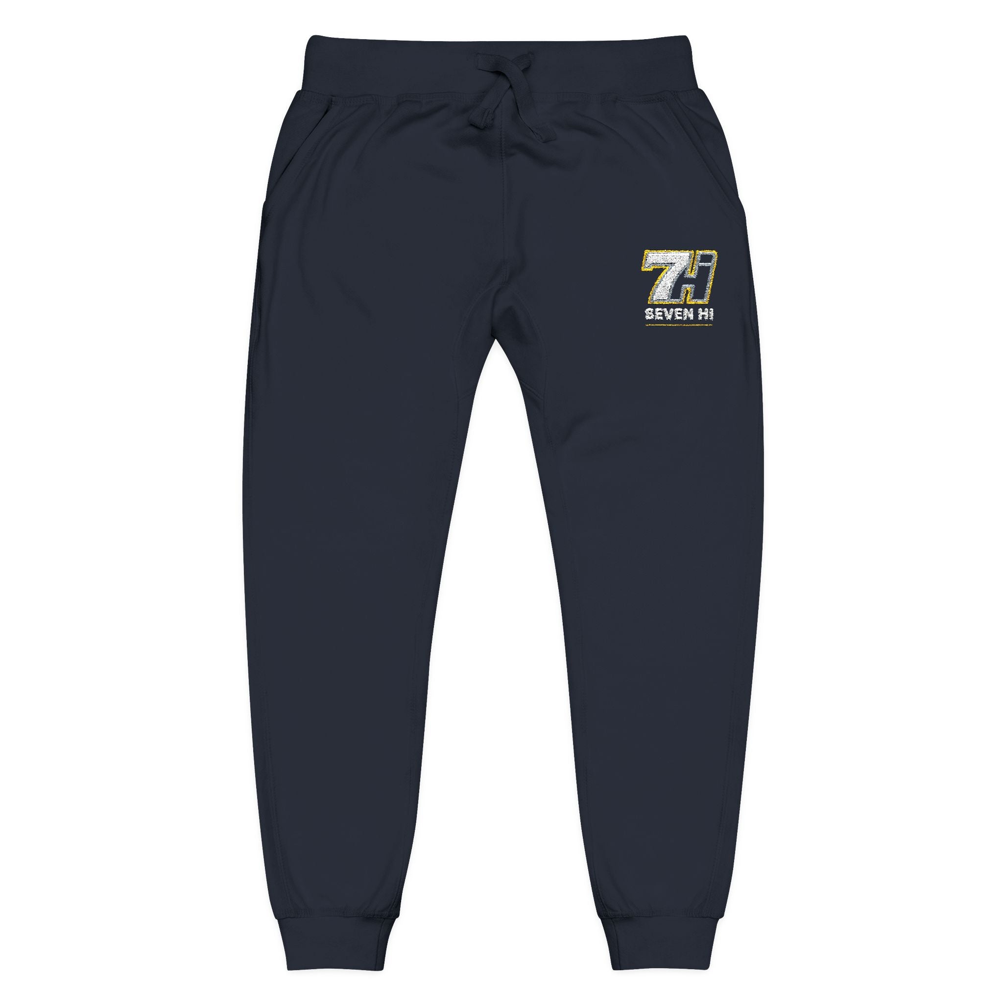 Unisex Fleece Sweatpants (Embroidery) (Dark)