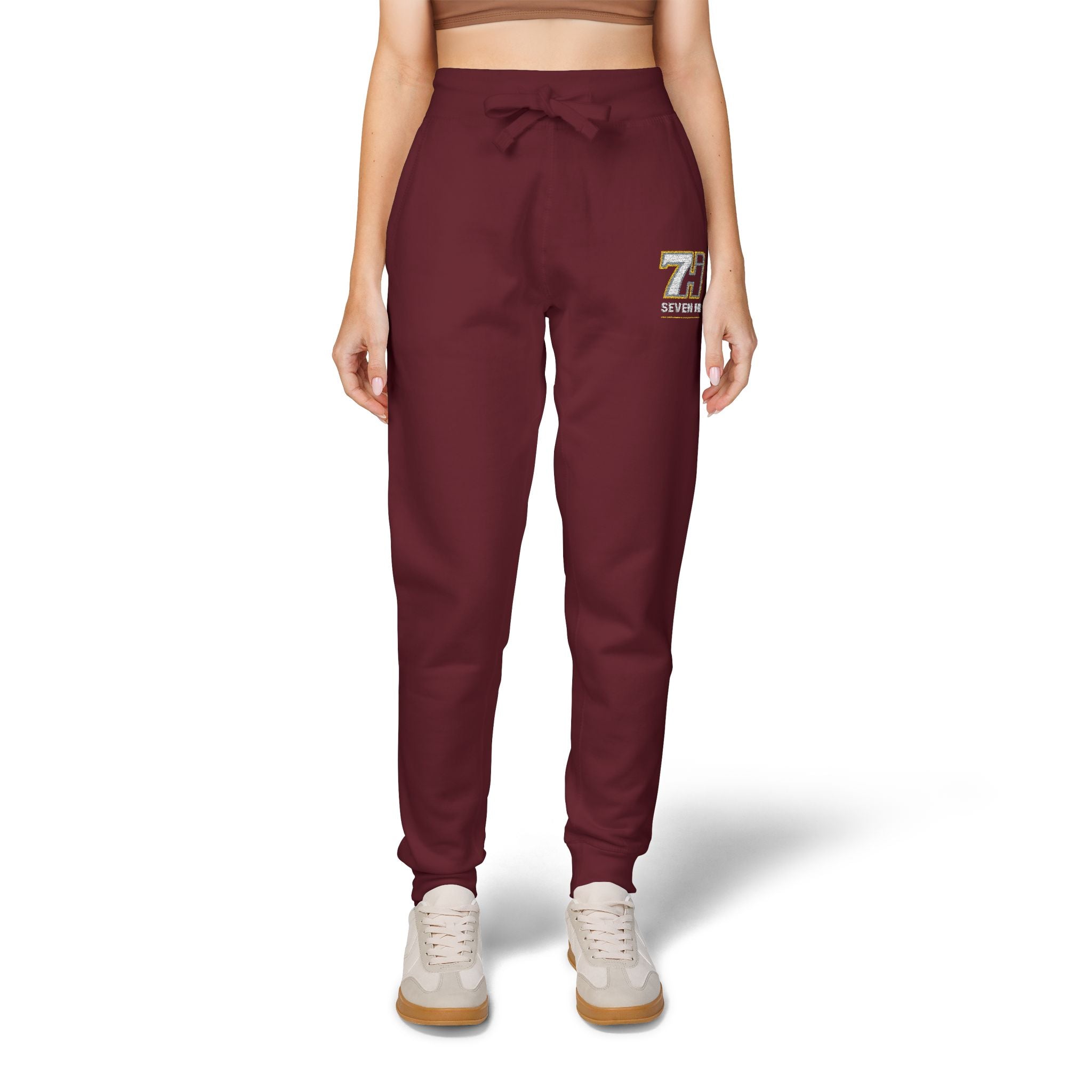 Unisex Fleece Sweatpants (Embroidery) (Dark)