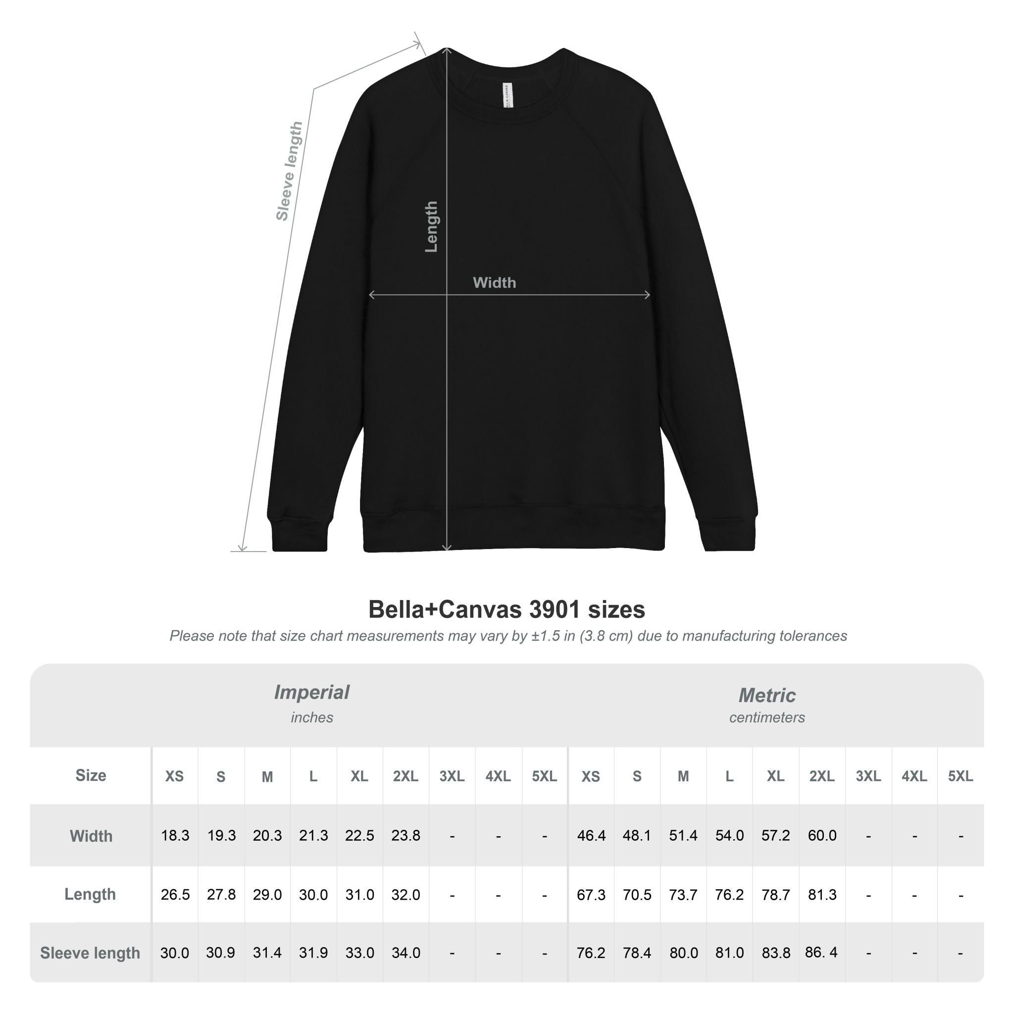 Unisex Sponge Fleece Raglan Sweatshirt (Light)