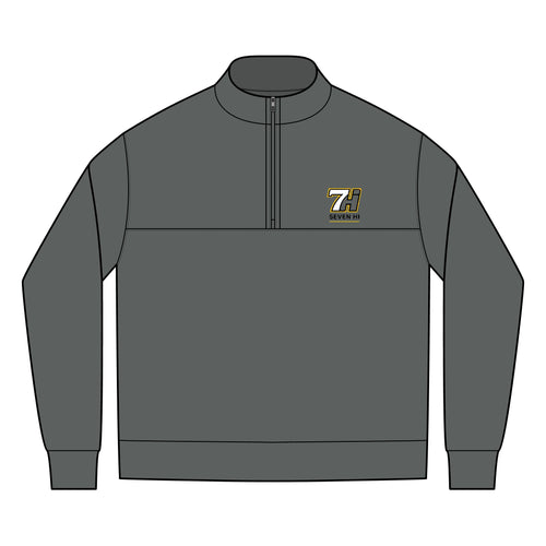 Embroidered 7Hi Quarter-Zip Pullover (Light)