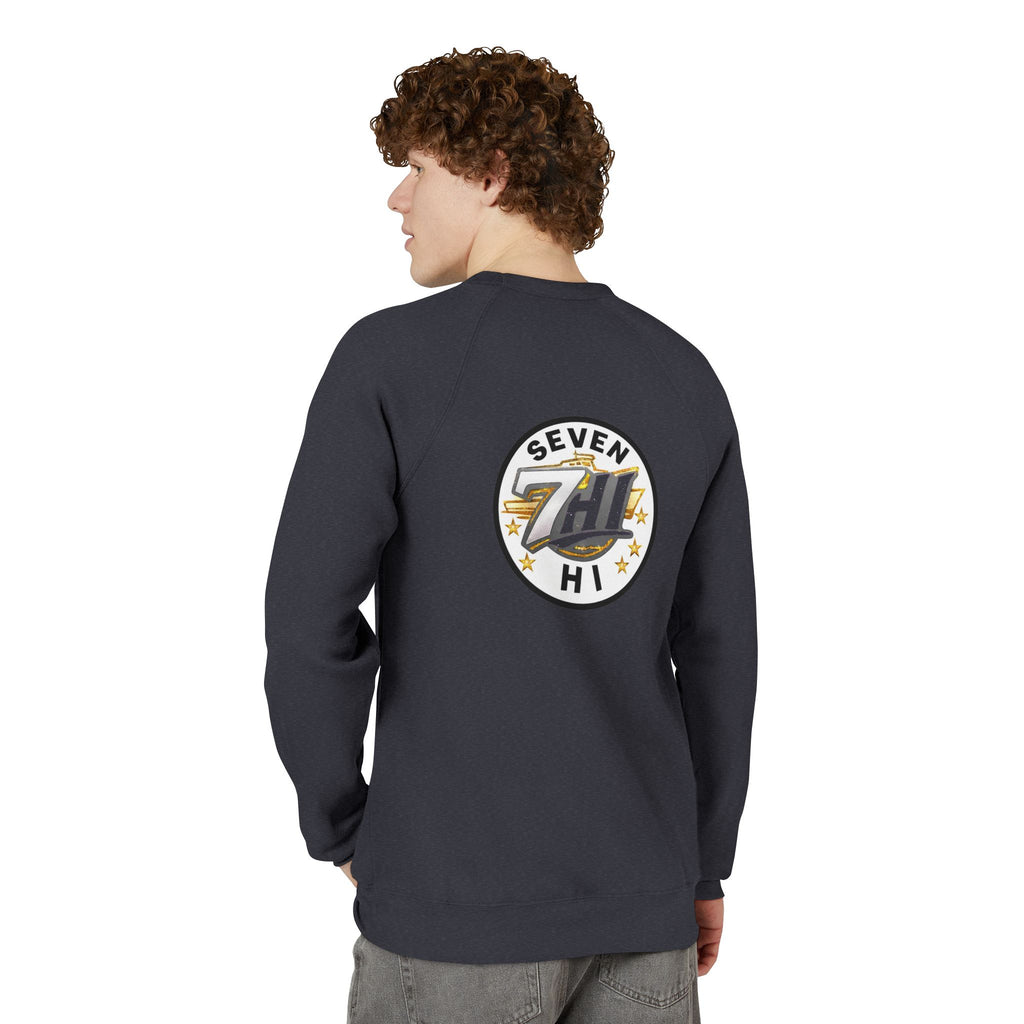 Unisex Sponge Fleece Raglan Sweatshirt (Dark)