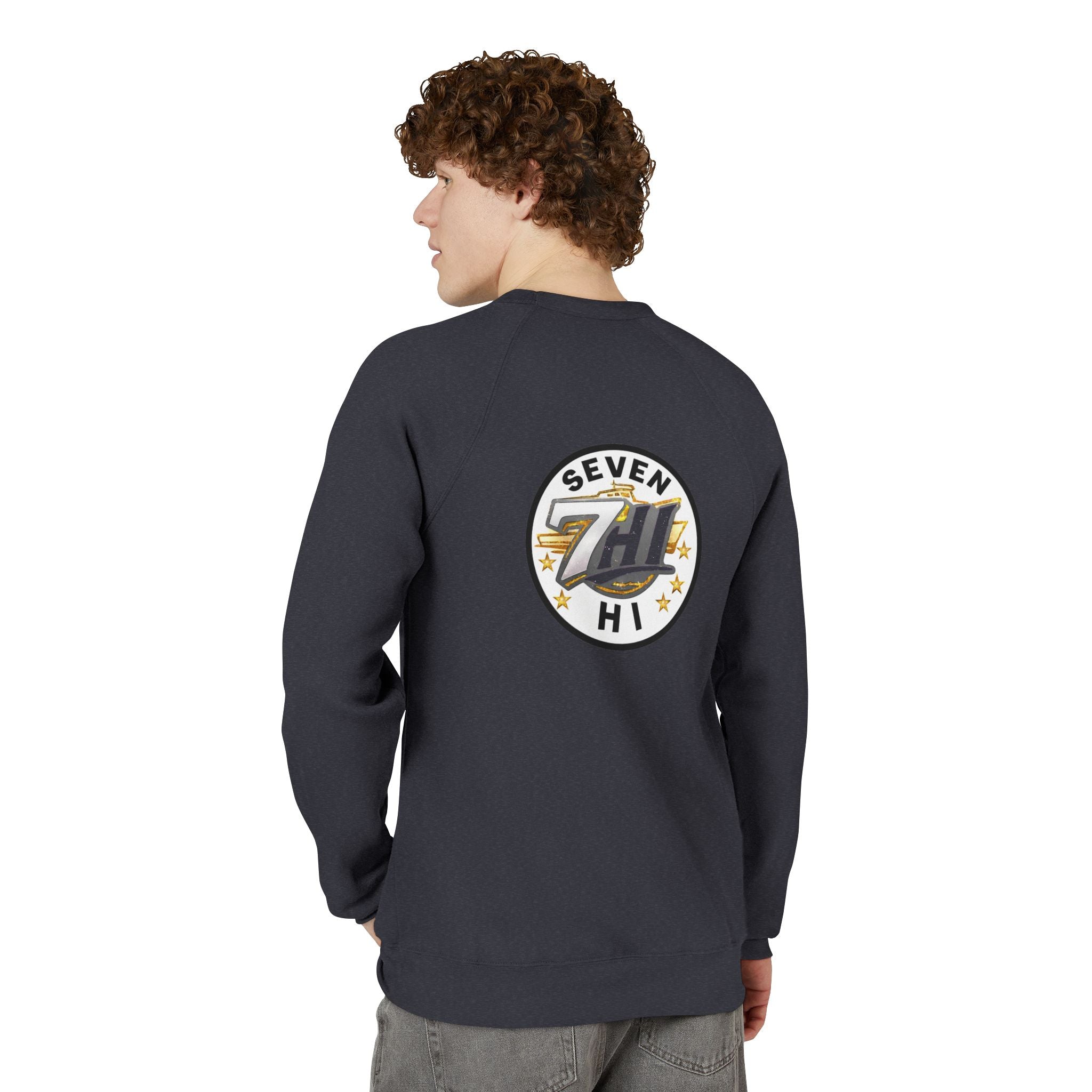 Unisex Sponge Fleece Raglan Sweatshirt (Dark)