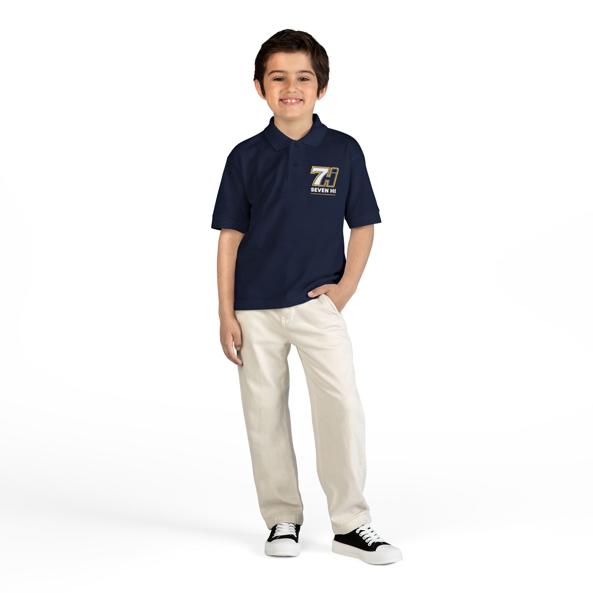 DryBlend® Youth Jersey Polo (Dark)