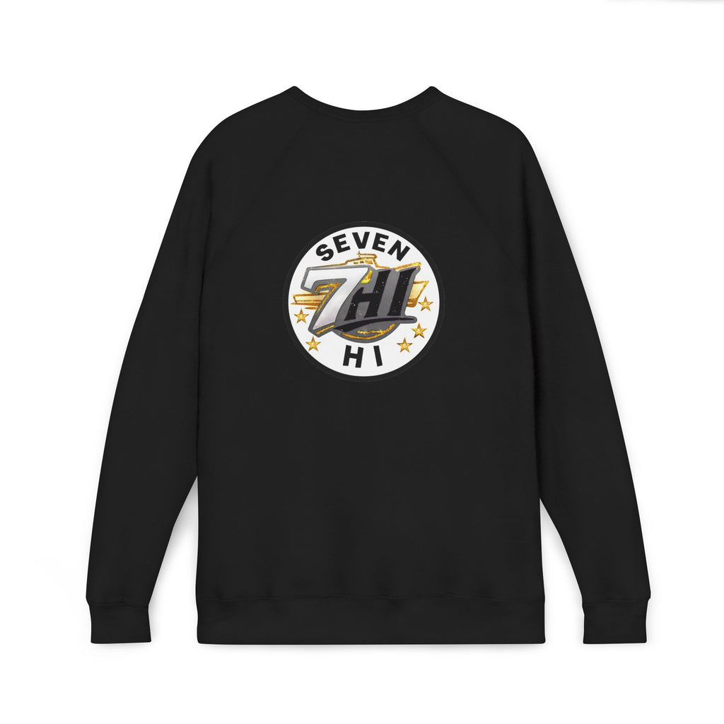 Unisex Sponge Fleece Raglan Sweatshirt (Dark)