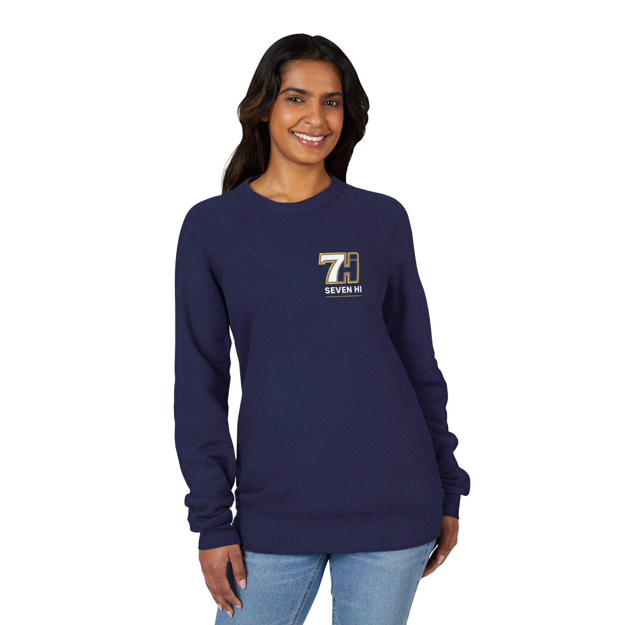 Unisex Sponge Fleece Raglan Sweatshirt (Dark)