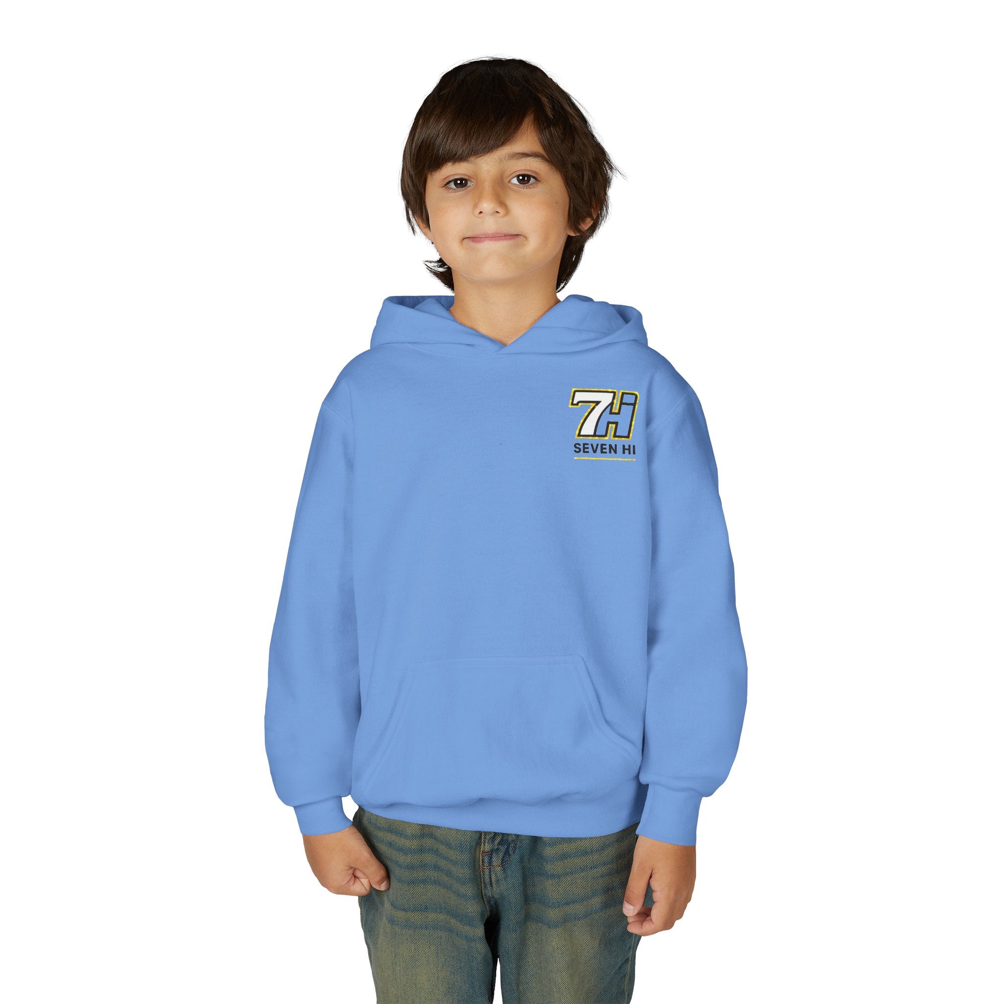 7Hi Logo Hoodie Youth graphic sweatshirt (Light)