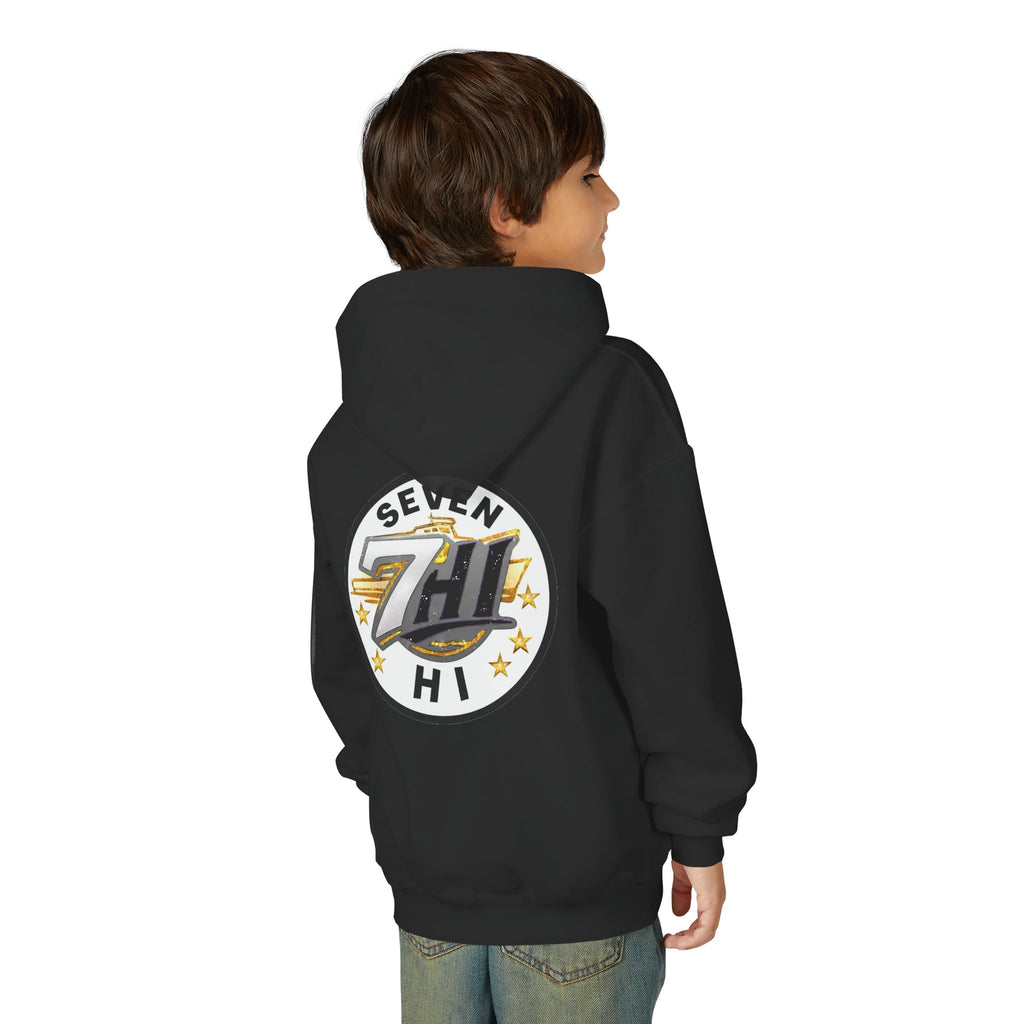 7Hi Logo Hoodie Youth graphic sweatshirt (Dark)