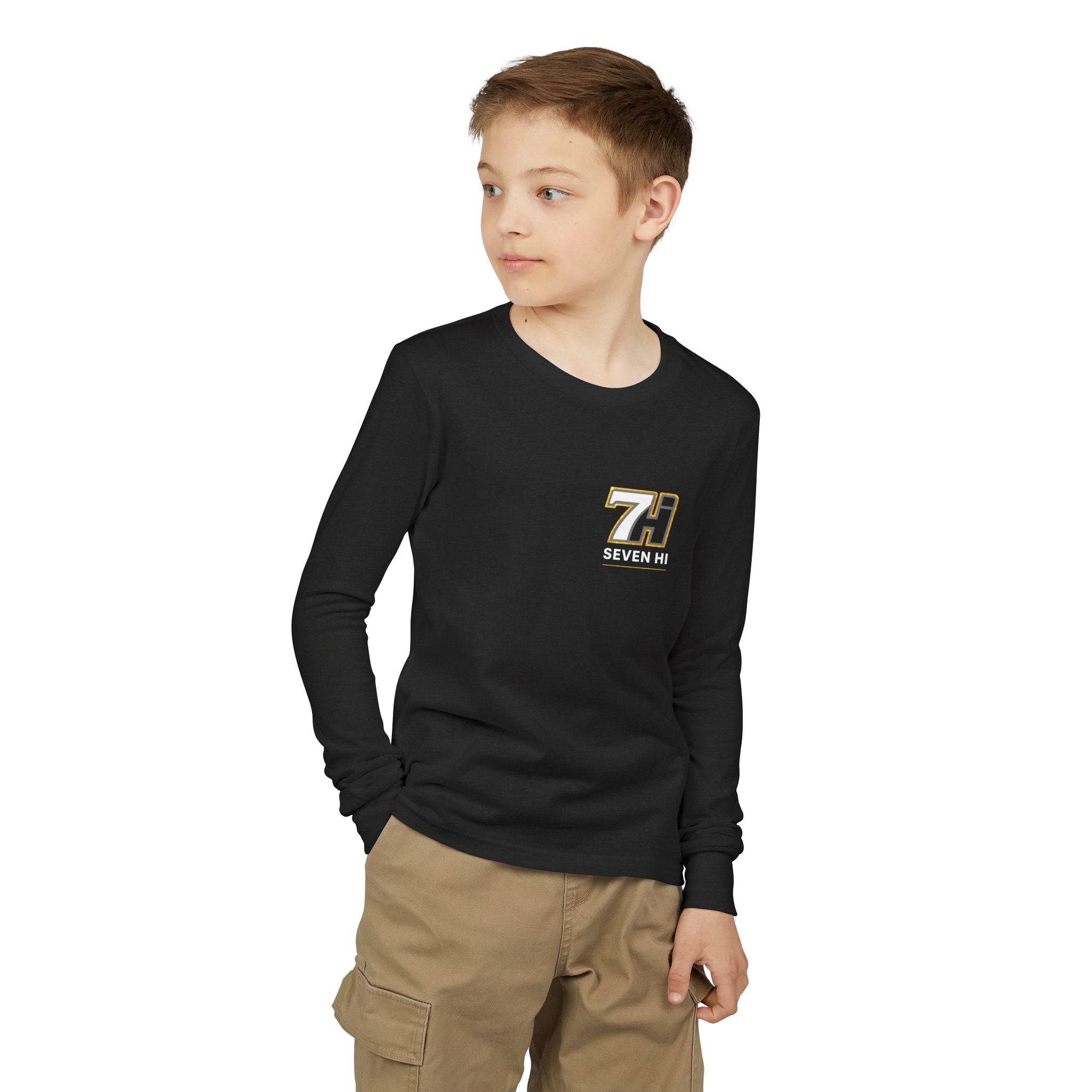 Youth Jersey Long Sleeve Tee (Dark)