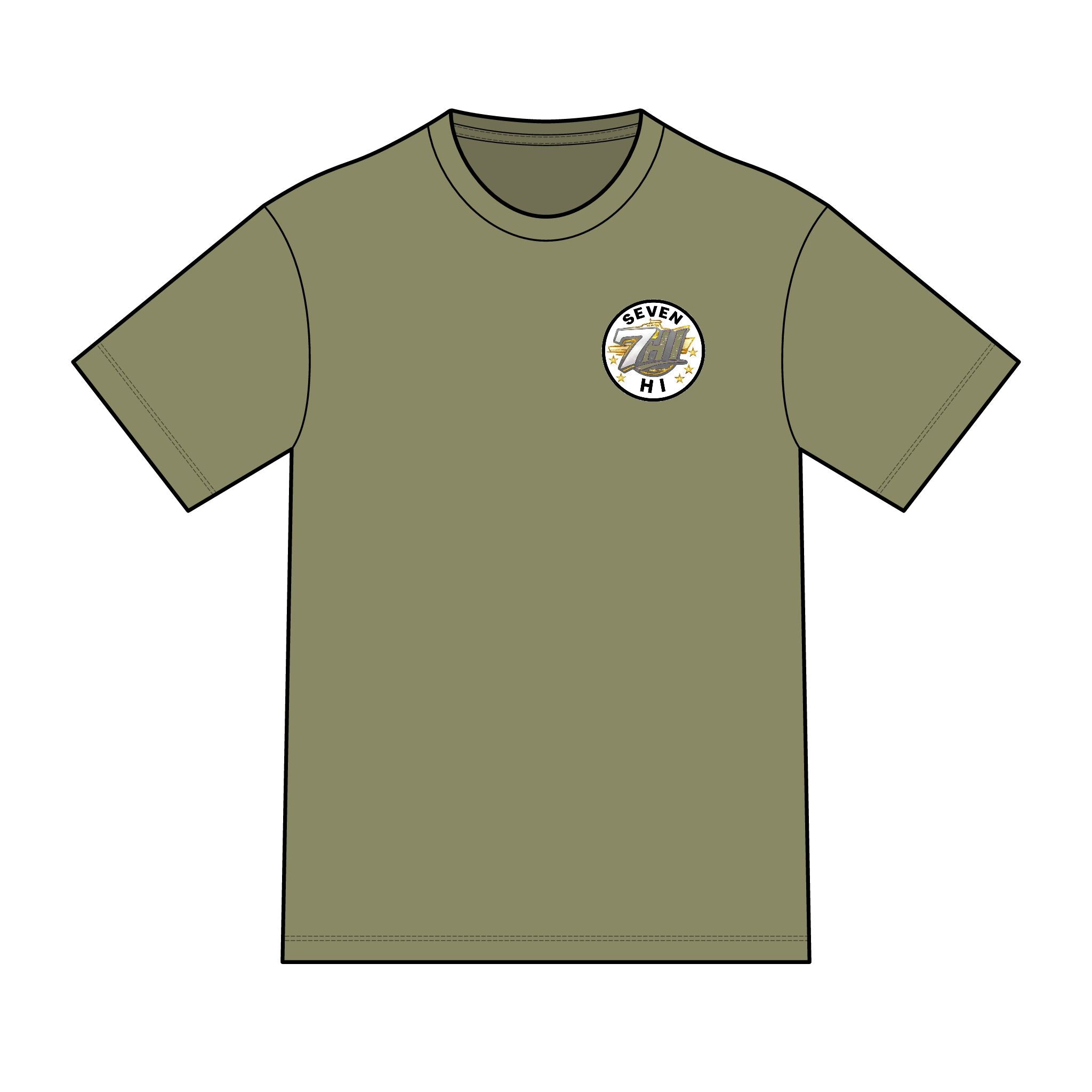 District ® Perfect Tri ® Tee (Retro Logo) (Dark)