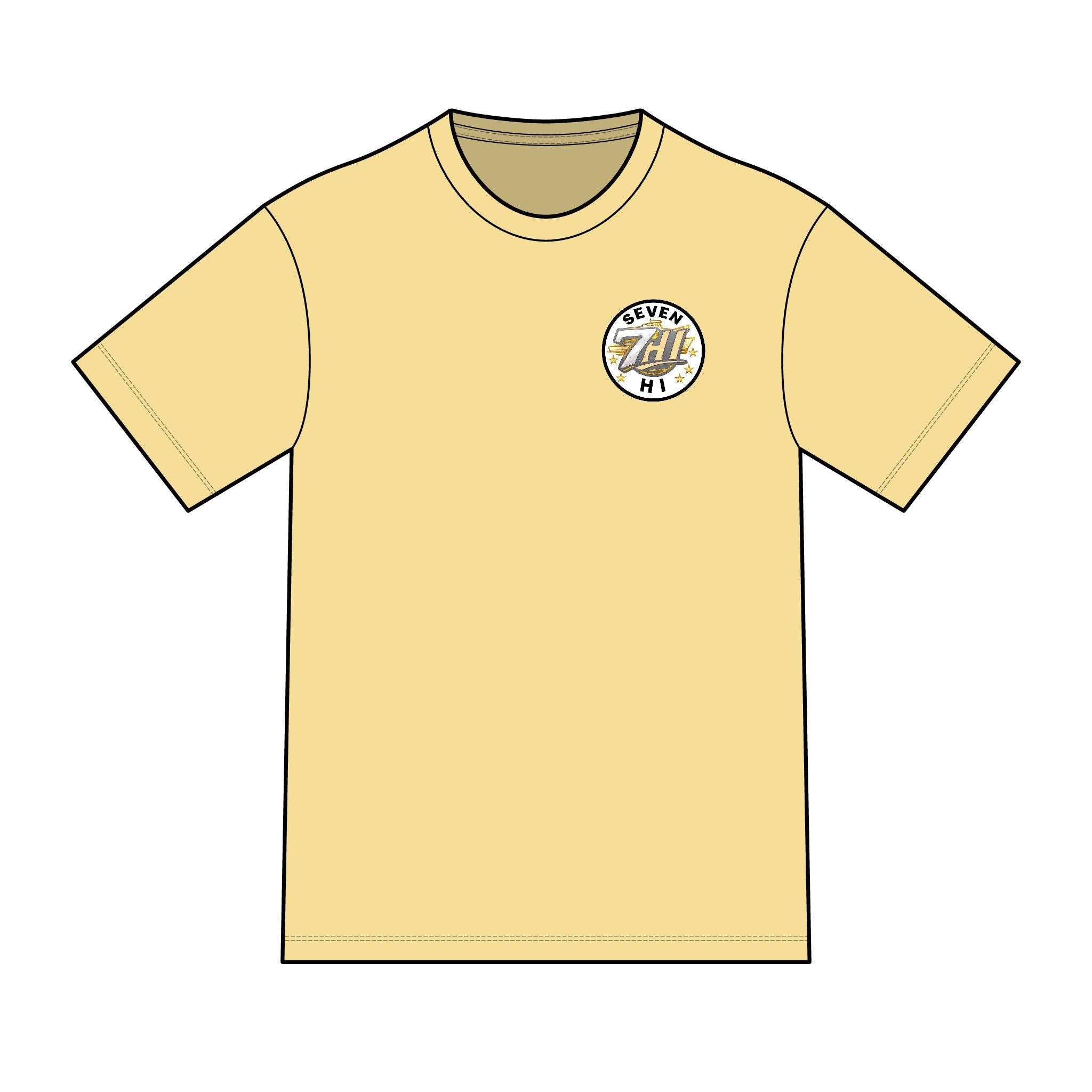 District ® Perfect Tri ® Tee (Retro Logo) (Light)