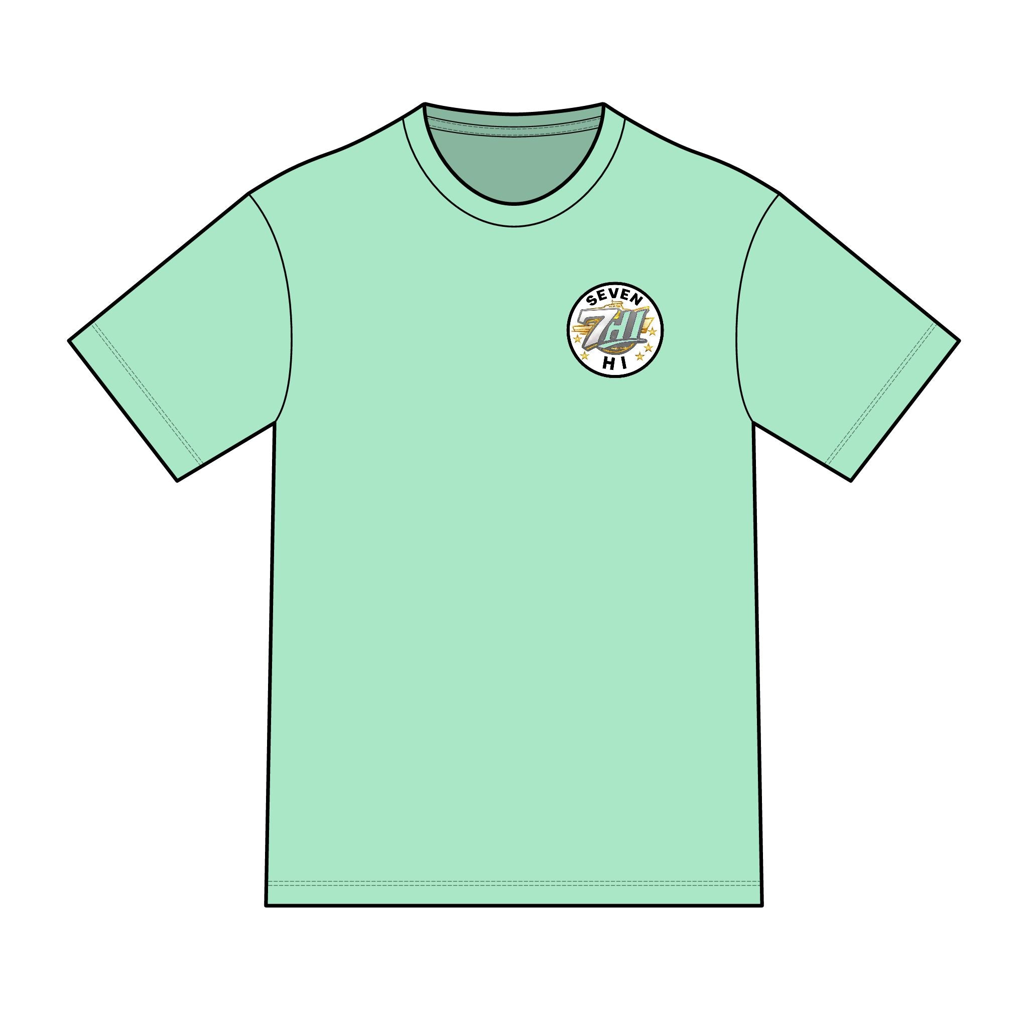 District ® Perfect Tri ® Tee (Retro Logo) (Light)