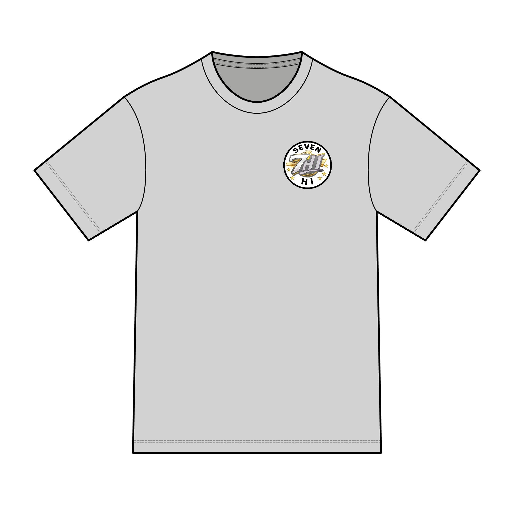 District ® Perfect Tri ® Tee (Retro Logo) (Light)