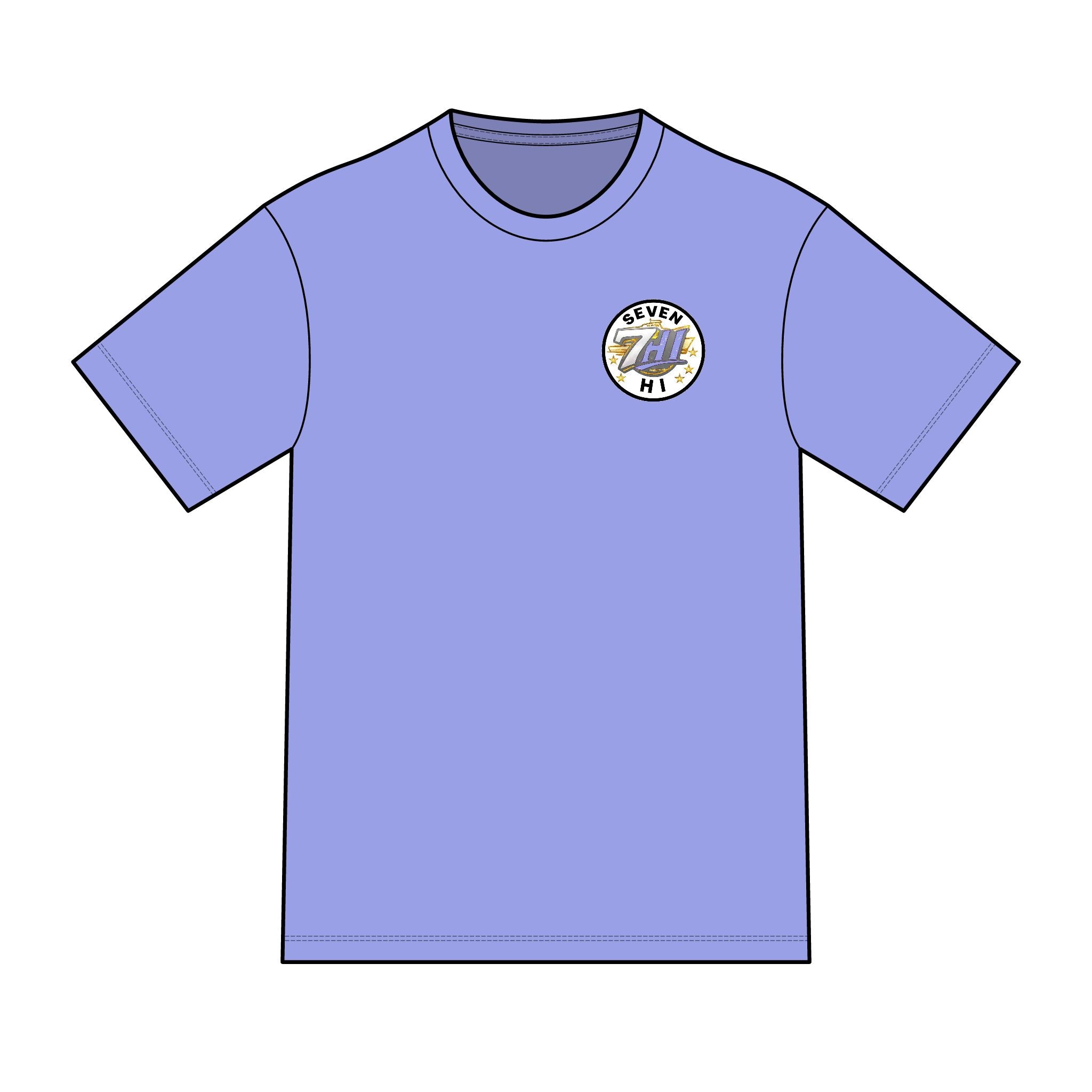 District ® Perfect Tri ® Tee (Retro Logo) (Light)