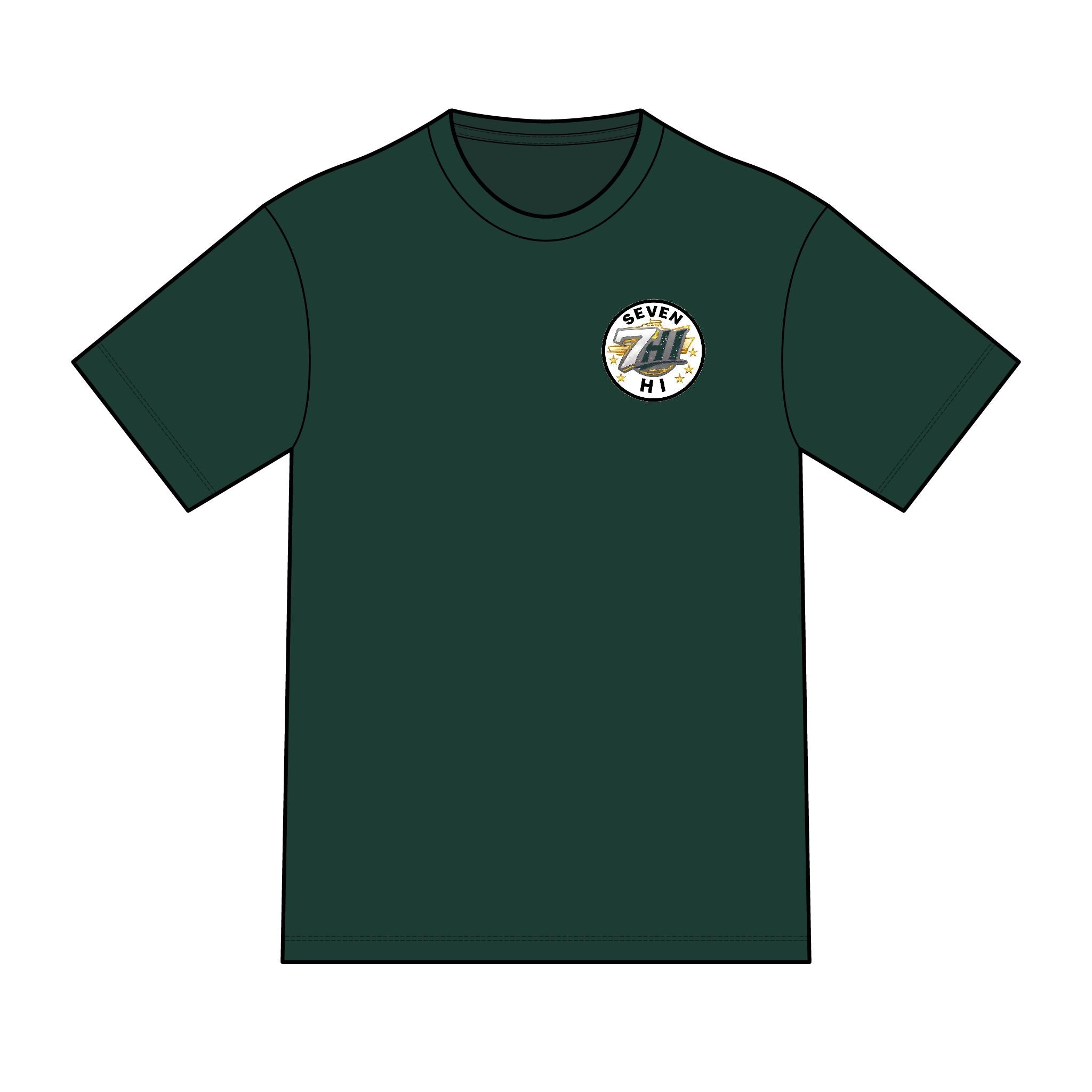District ® Perfect Tri ® Tee (Retro Logo) (Dark)