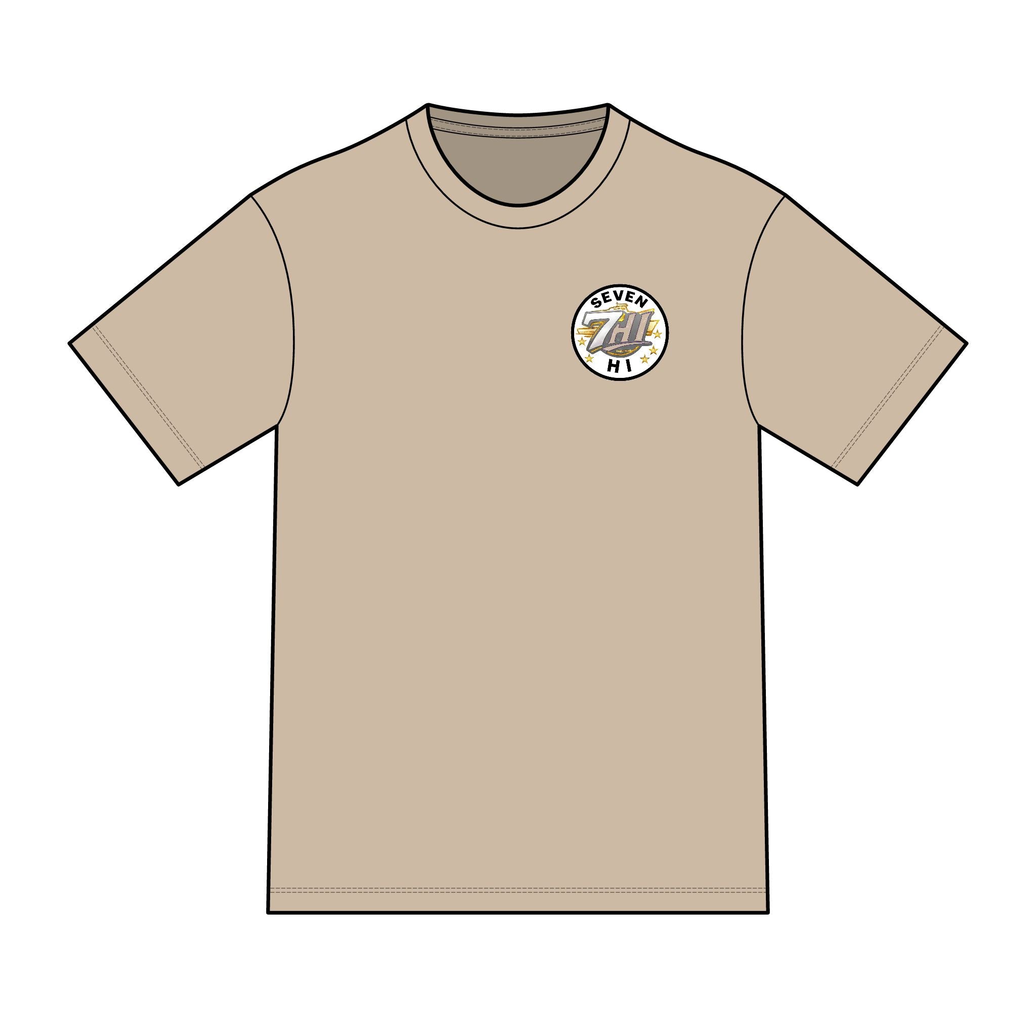 District ® Perfect Tri ® Tee (Retro Logo) (Light)