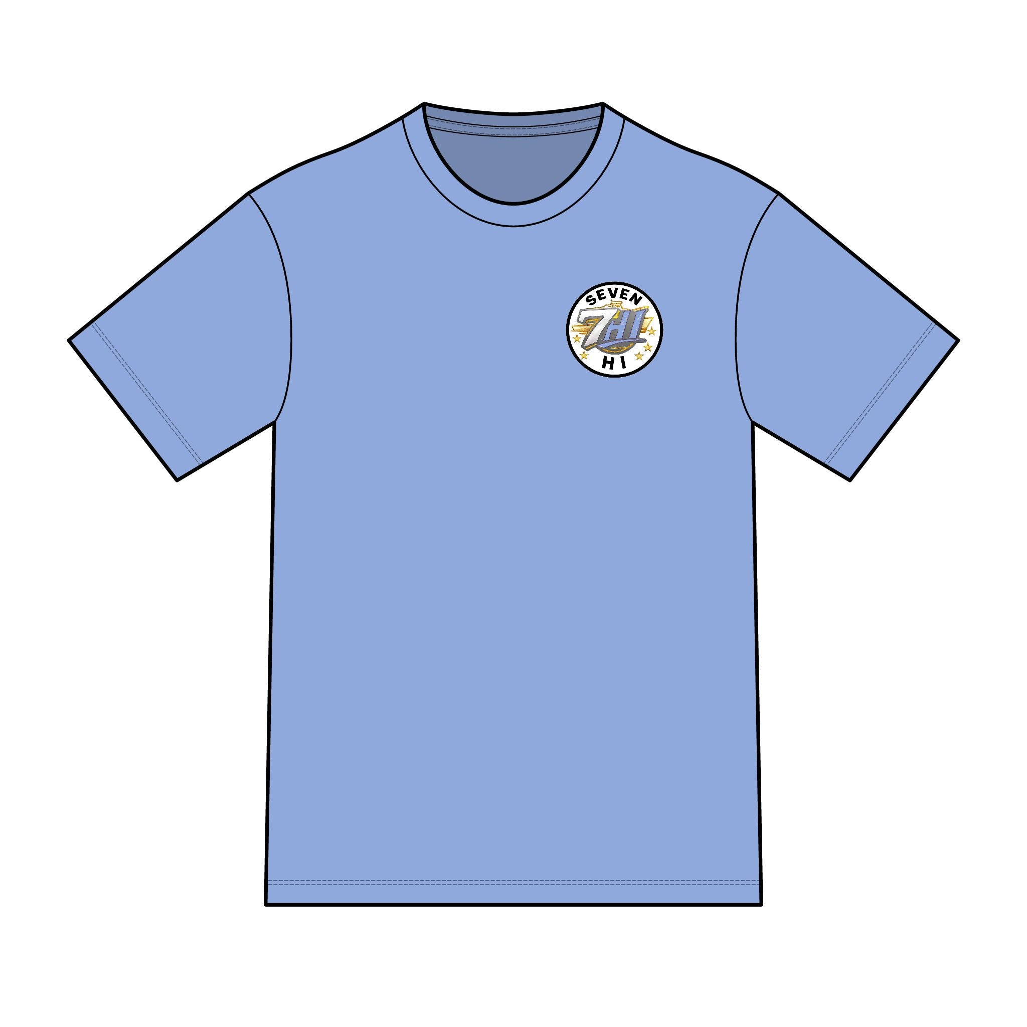 District ® Perfect Tri ® Tee (Retro Logo) (Light)