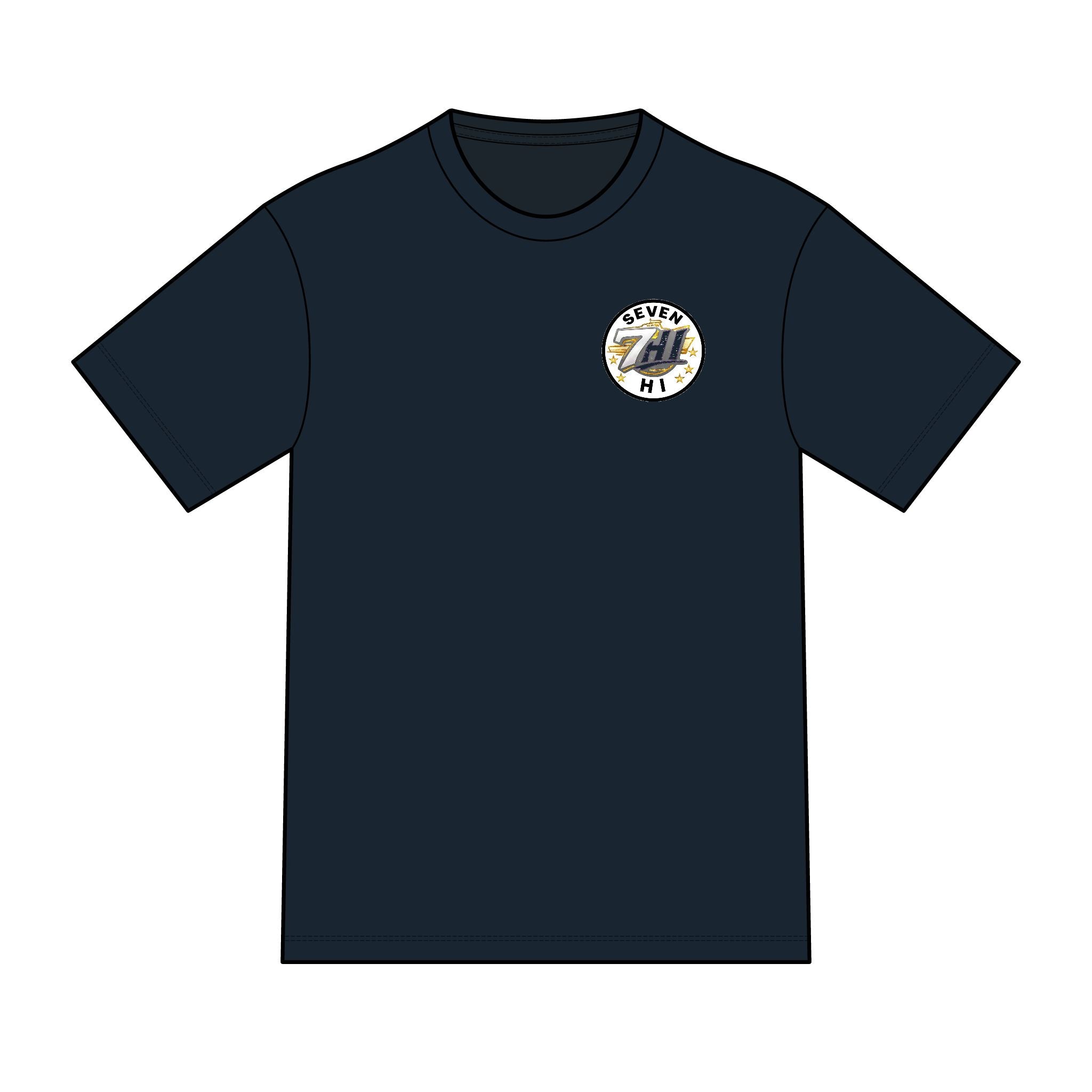 District ® Perfect Tri ® Tee (Retro Logo) (Dark)