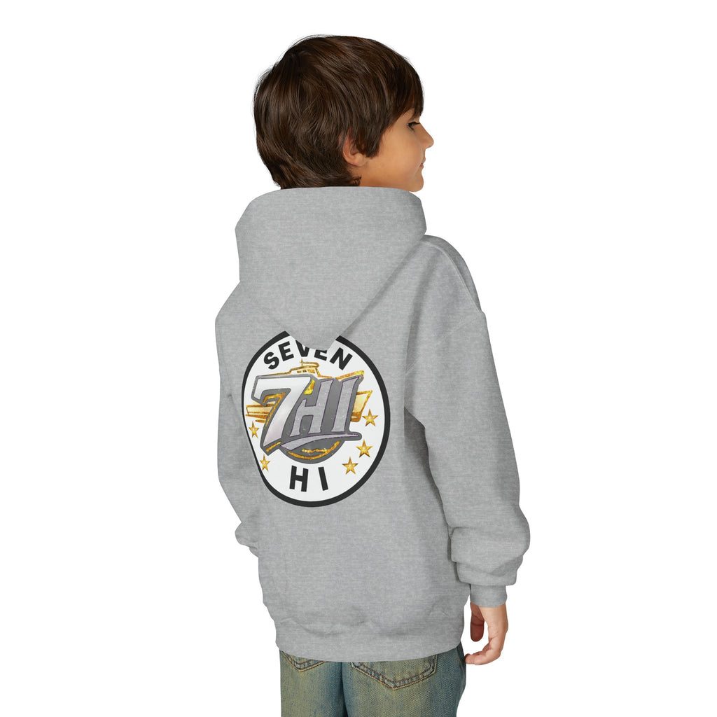 7Hi Logo Hoodie Youth graphic sweatshirt (Light)