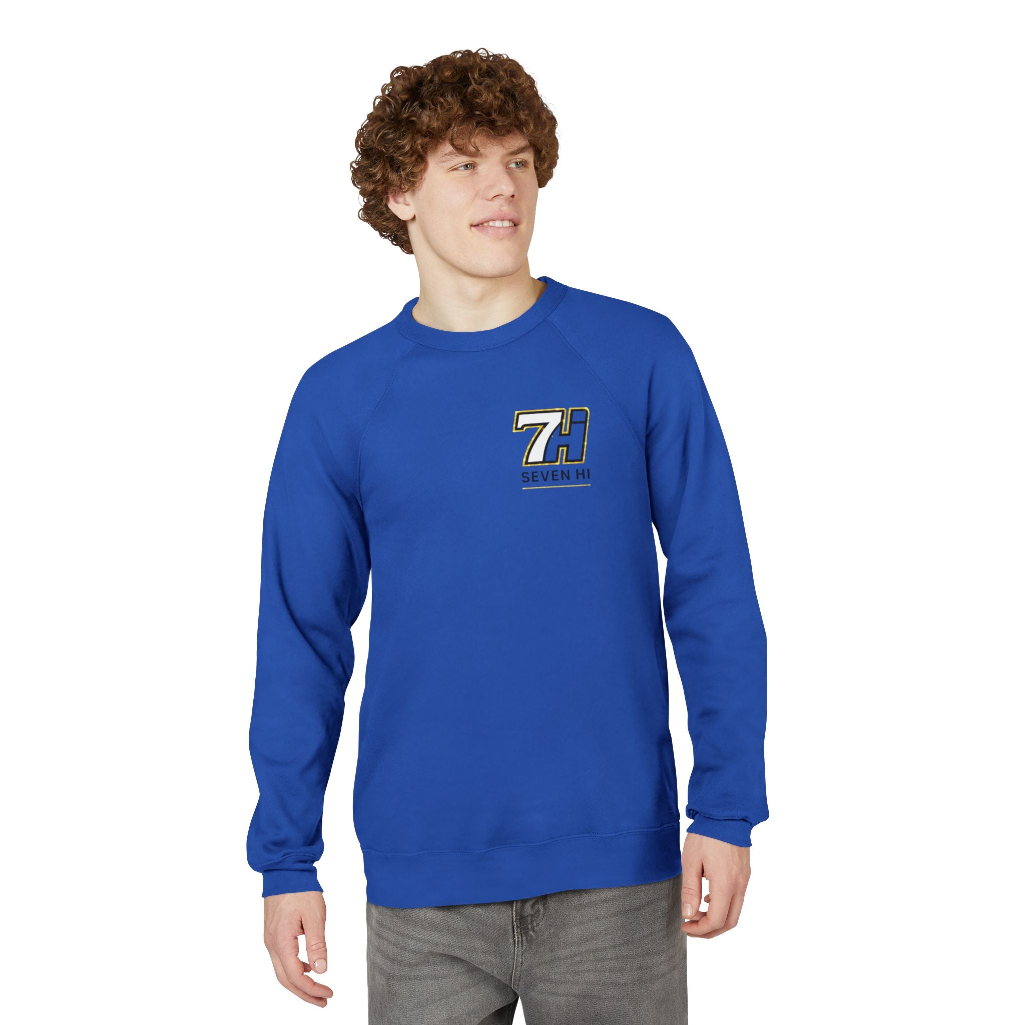 Unisex Sponge Fleece Raglan Sweatshirt (Light)