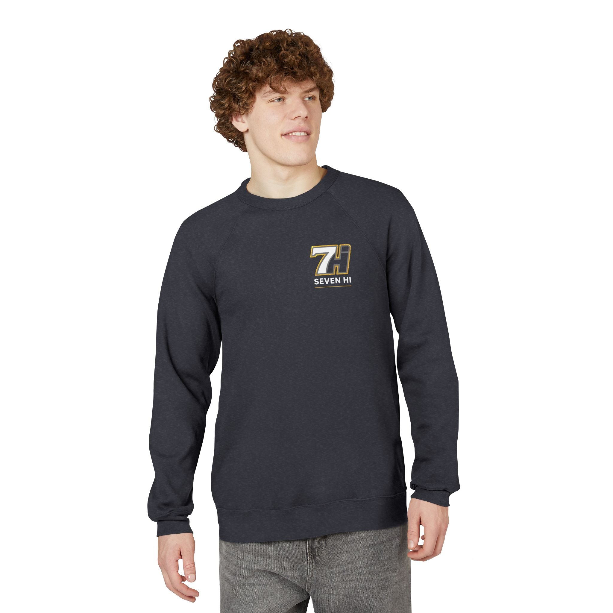 Unisex Sponge Fleece Raglan Sweatshirt (Dark)