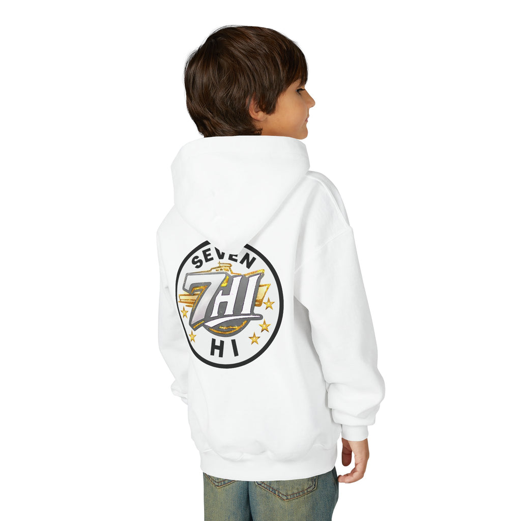 7Hi Logo Hoodie Youth graphic sweatshirt (Light)