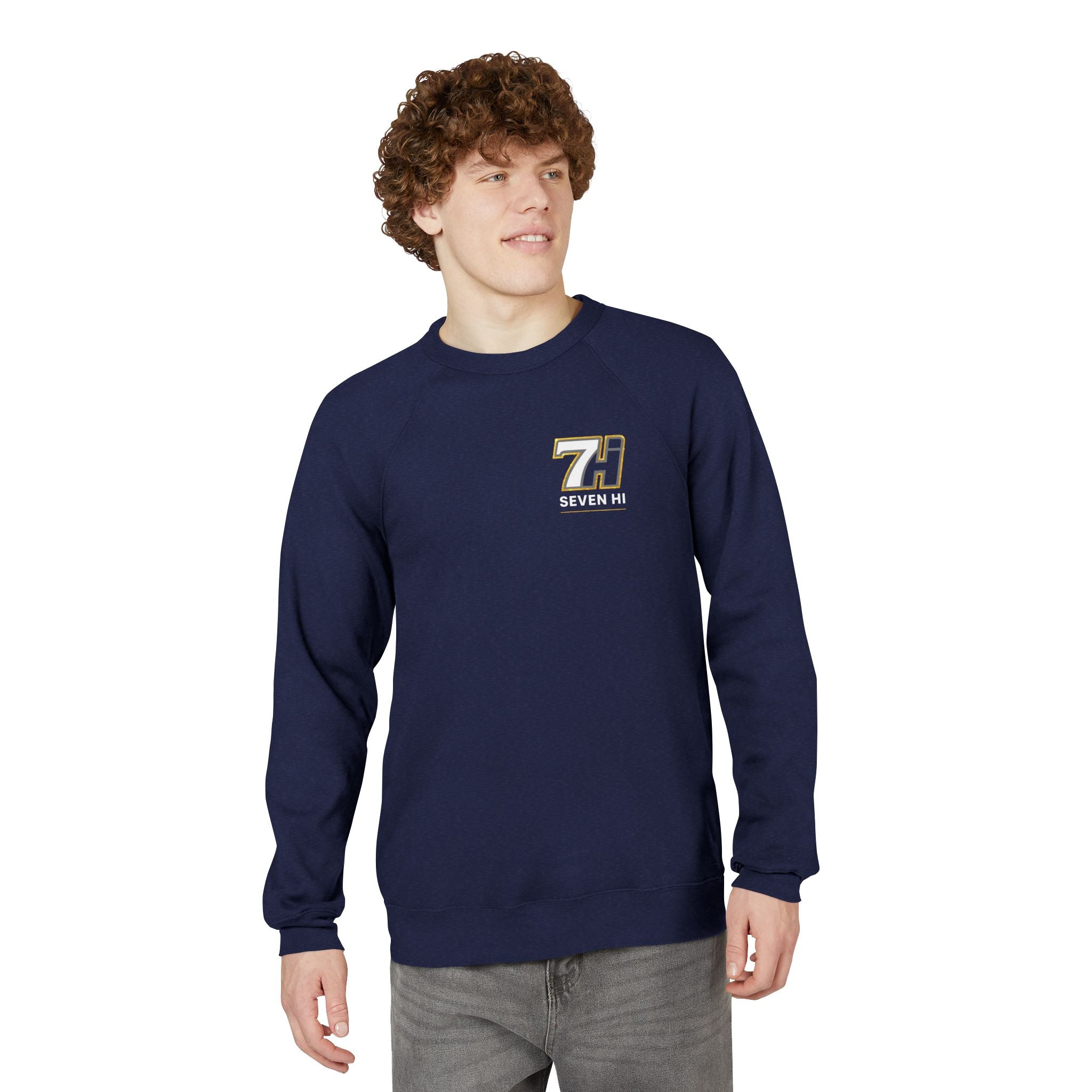 Unisex Sponge Fleece Raglan Sweatshirt (Dark)