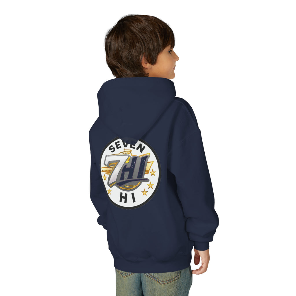 7Hi Logo Hoodie Youth graphic sweatshirt (Dark)