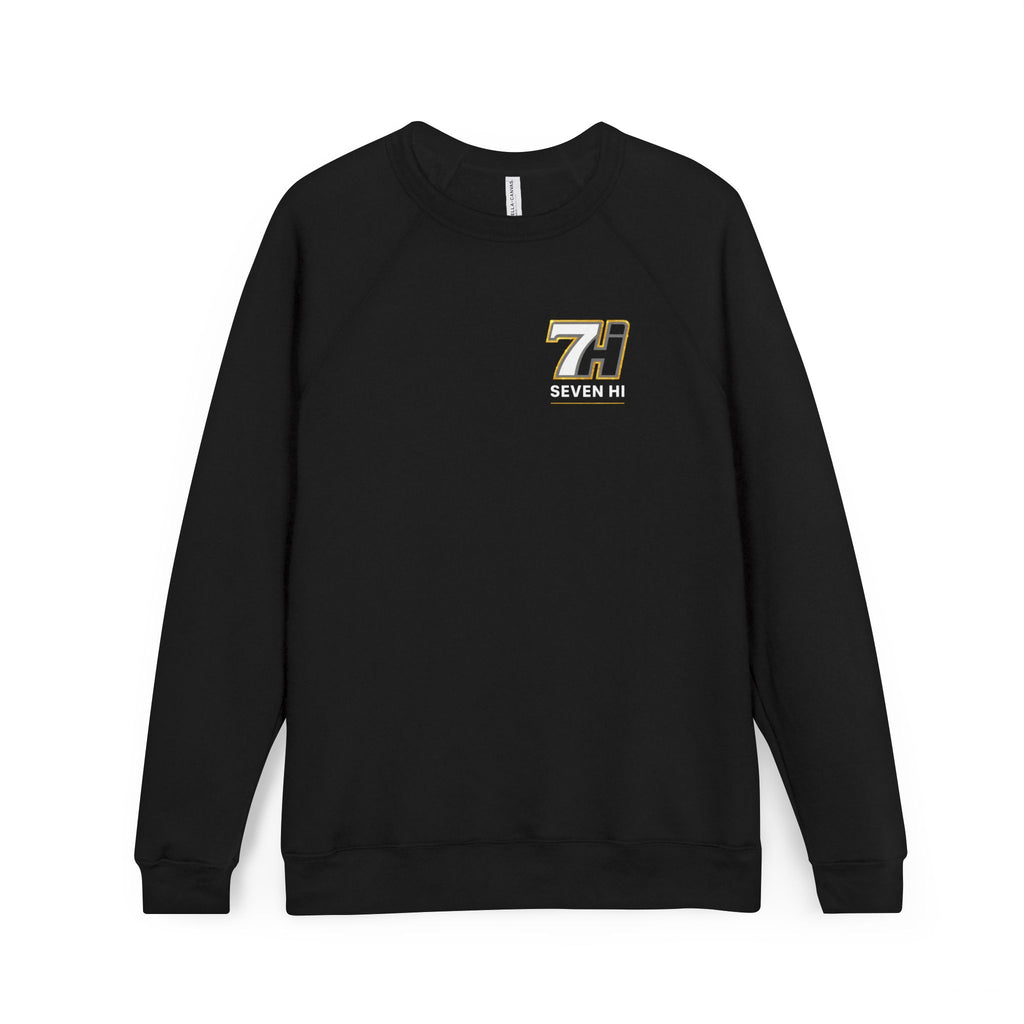 Unisex Sponge Fleece Raglan Sweatshirt (Dark)