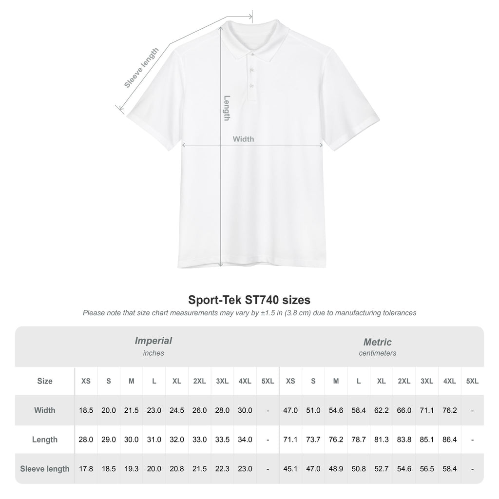 Sport-Tek® Men's UV Micropique Polo (Dark)