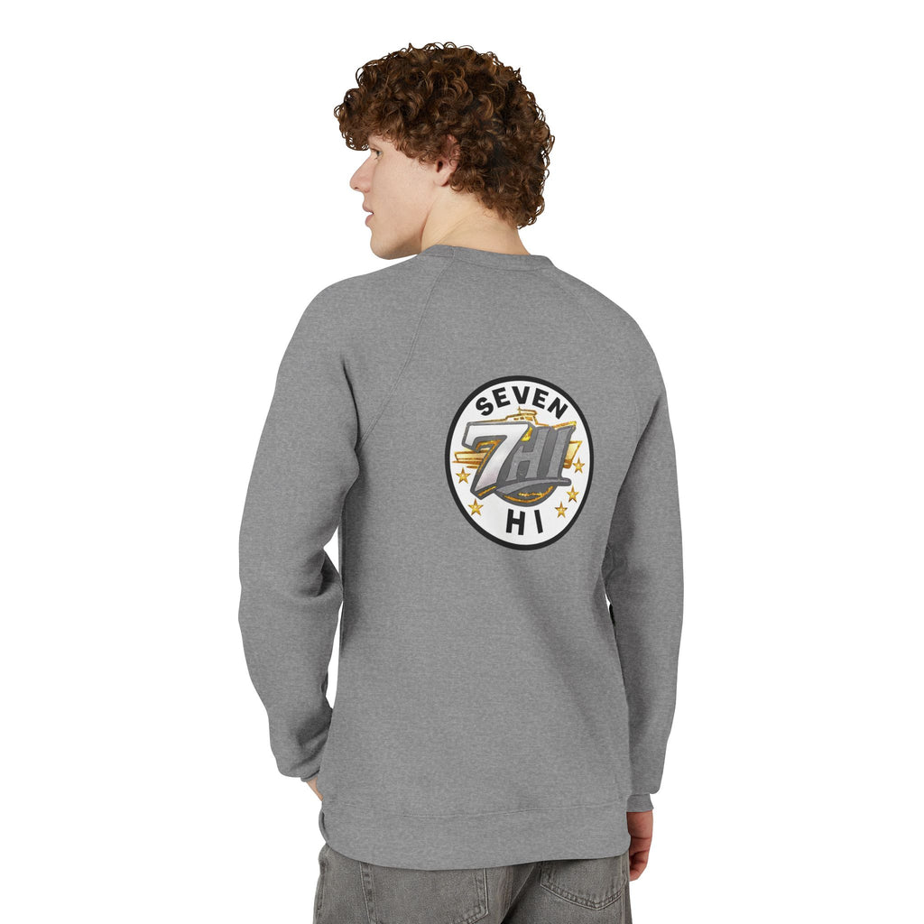 Unisex Sponge Fleece Raglan Sweatshirt (Light)