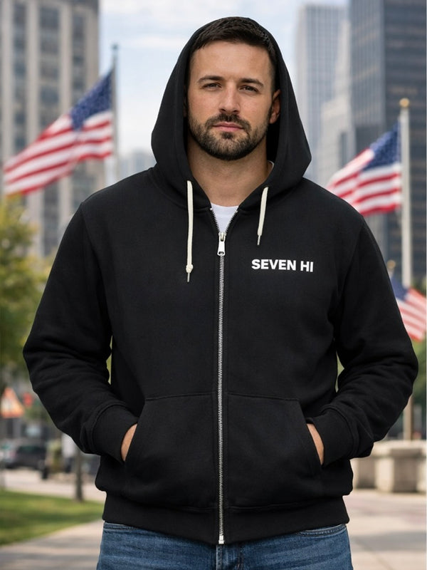 Merica 250 - District® Unisex Jersey Full-Zip Hoodie