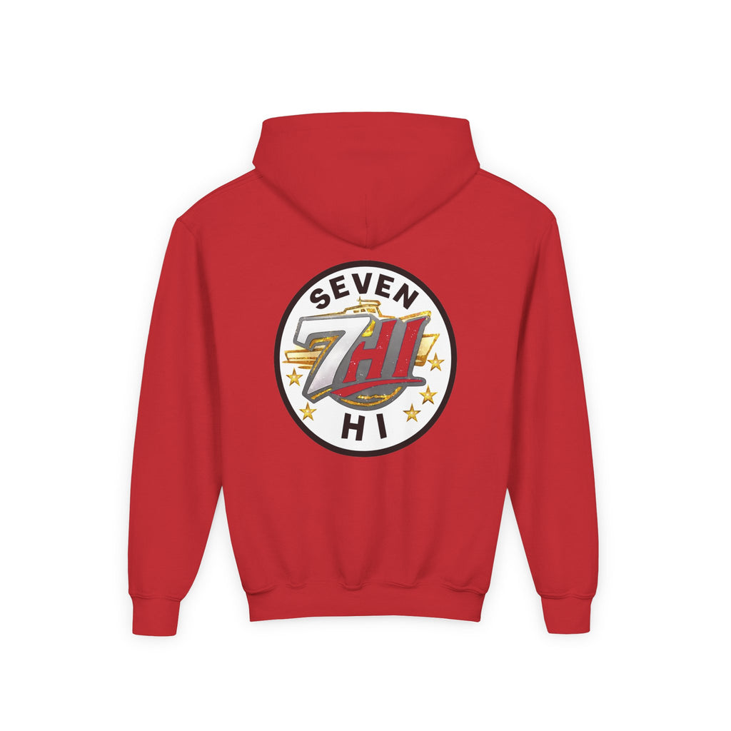7Hi Logo Hoodie Youth graphic sweatshirt (Light)