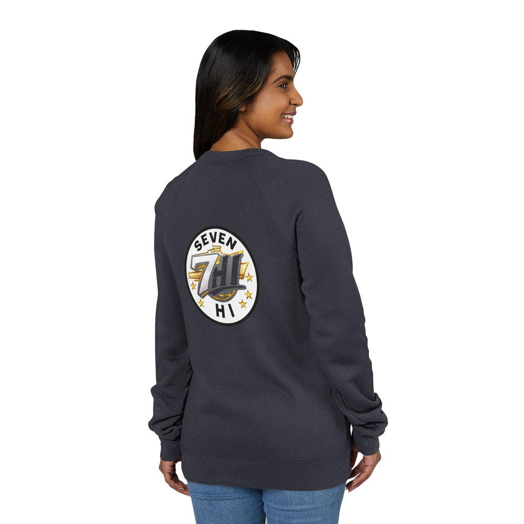 Unisex Sponge Fleece Raglan Sweatshirt (Dark)