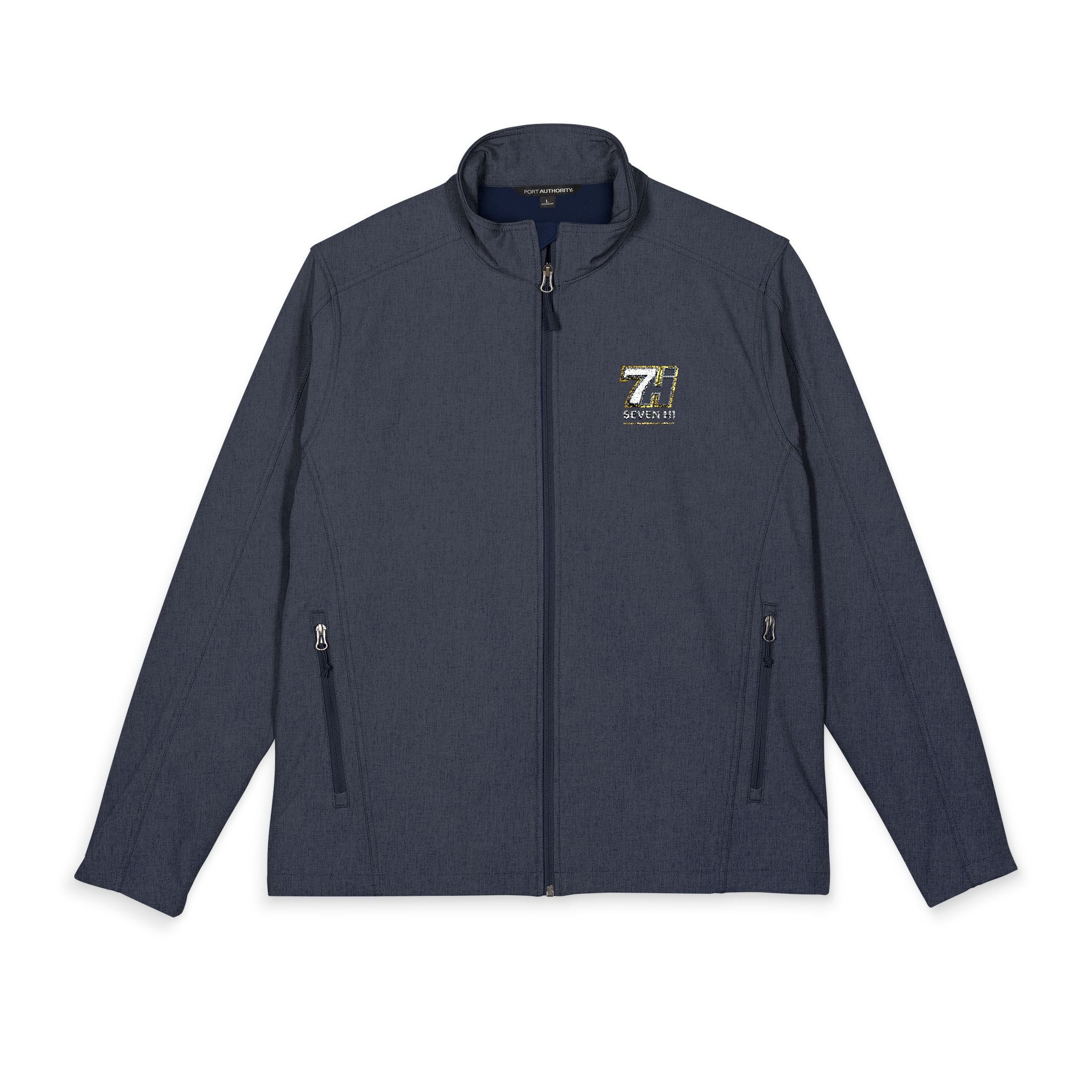 Embroidered Soft Shell Jacket (Dark)